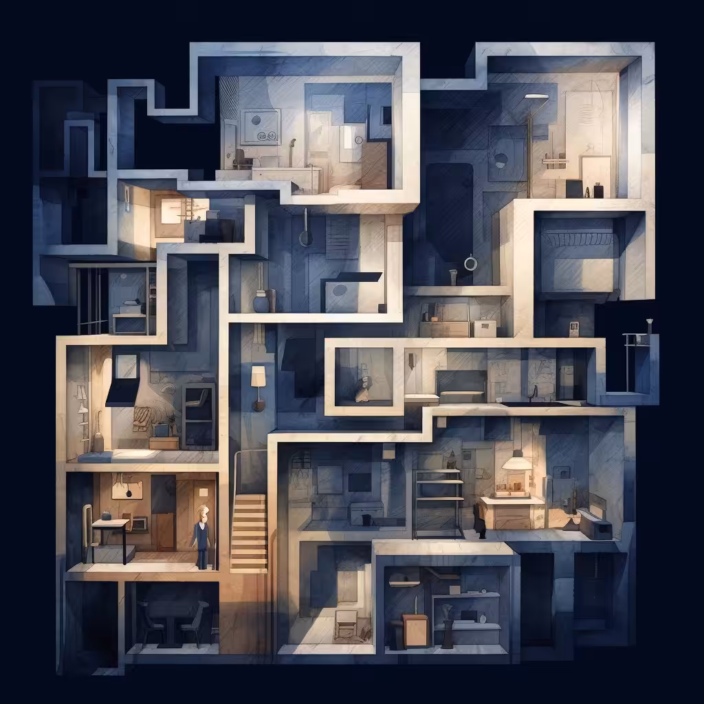 Vertical Mazze House