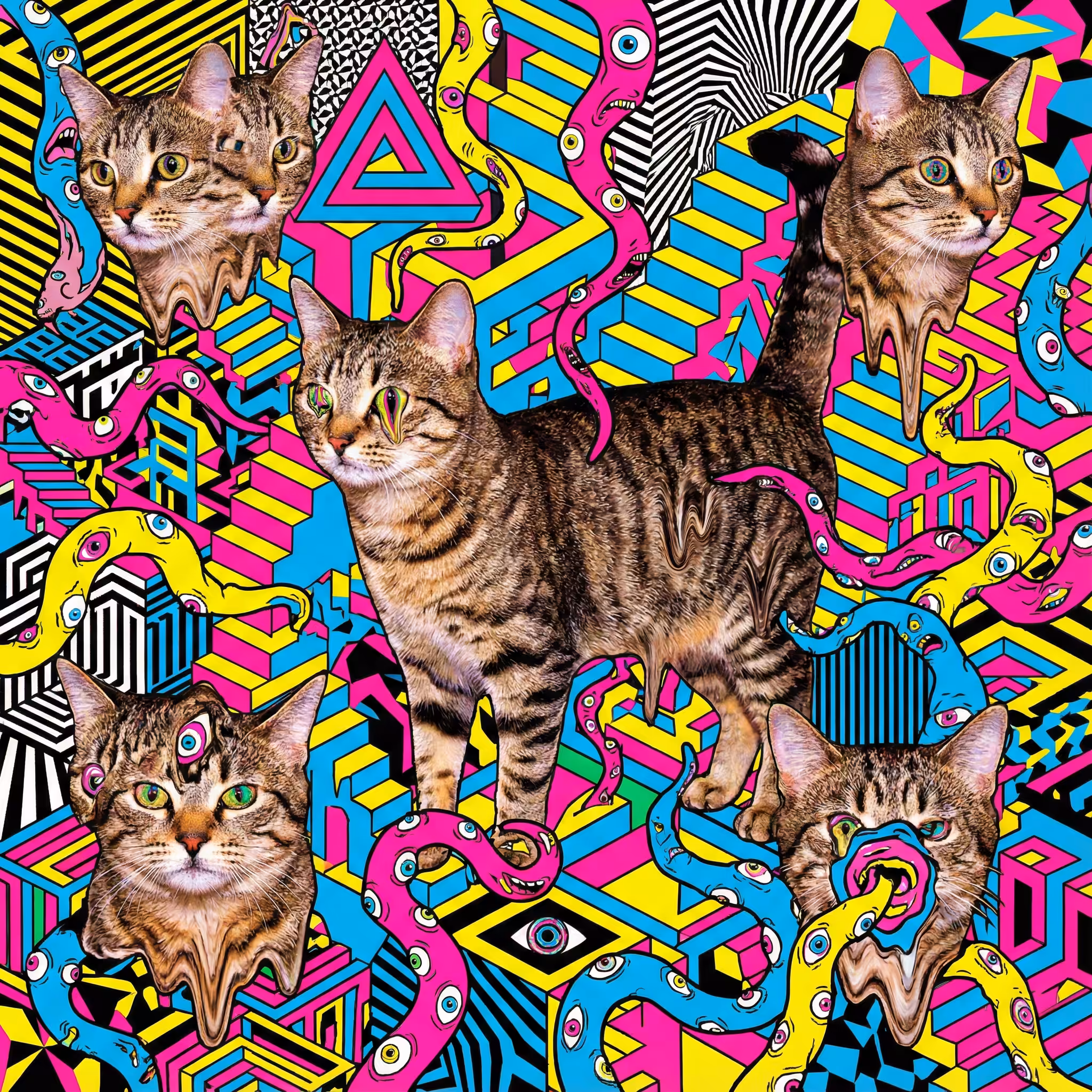 abstract cats #68