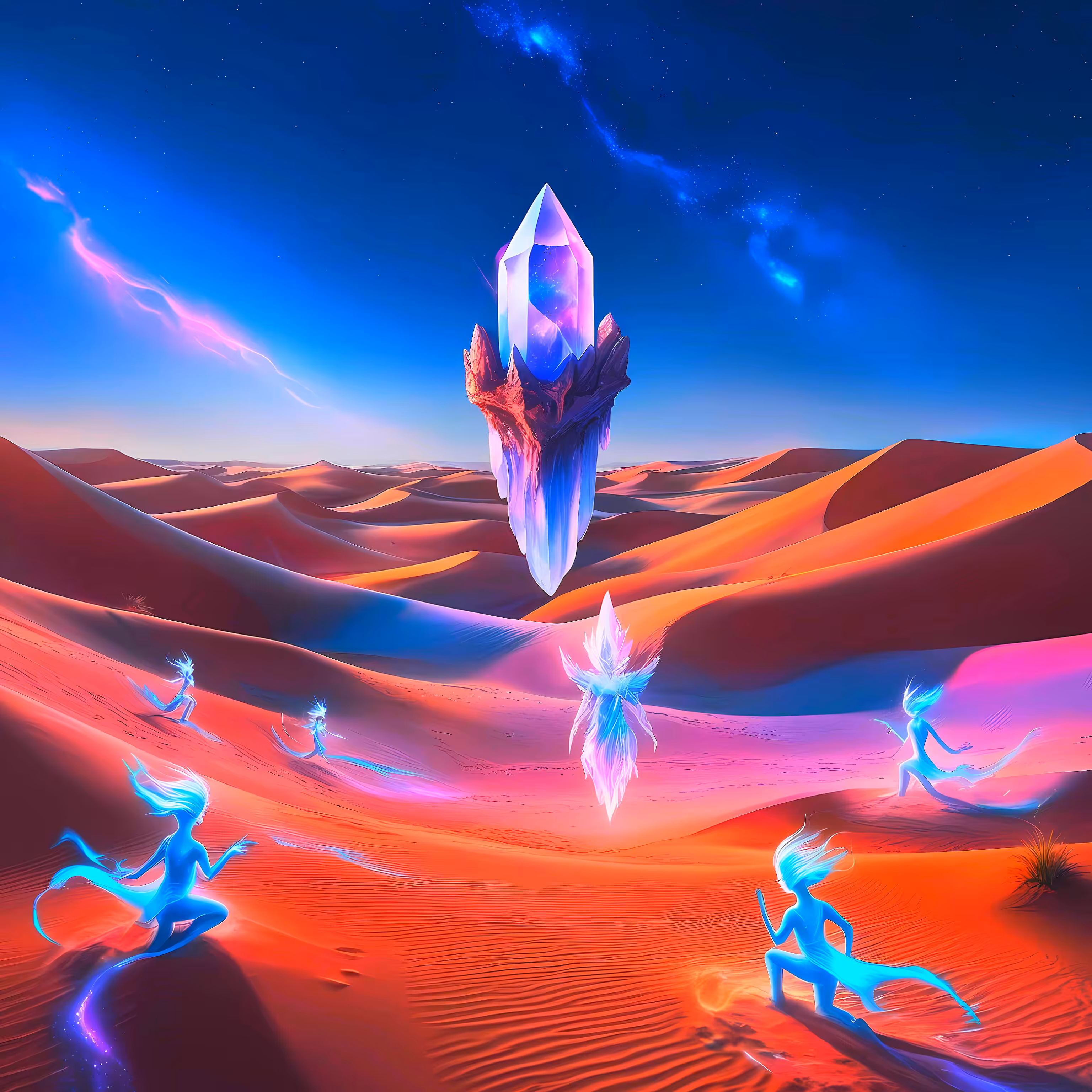 ANGELS & THE CRYSTAL LAND