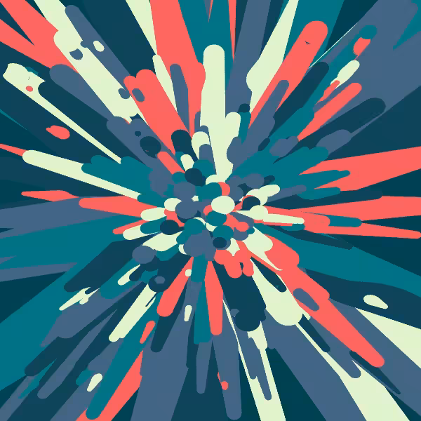 drip flower painting #15