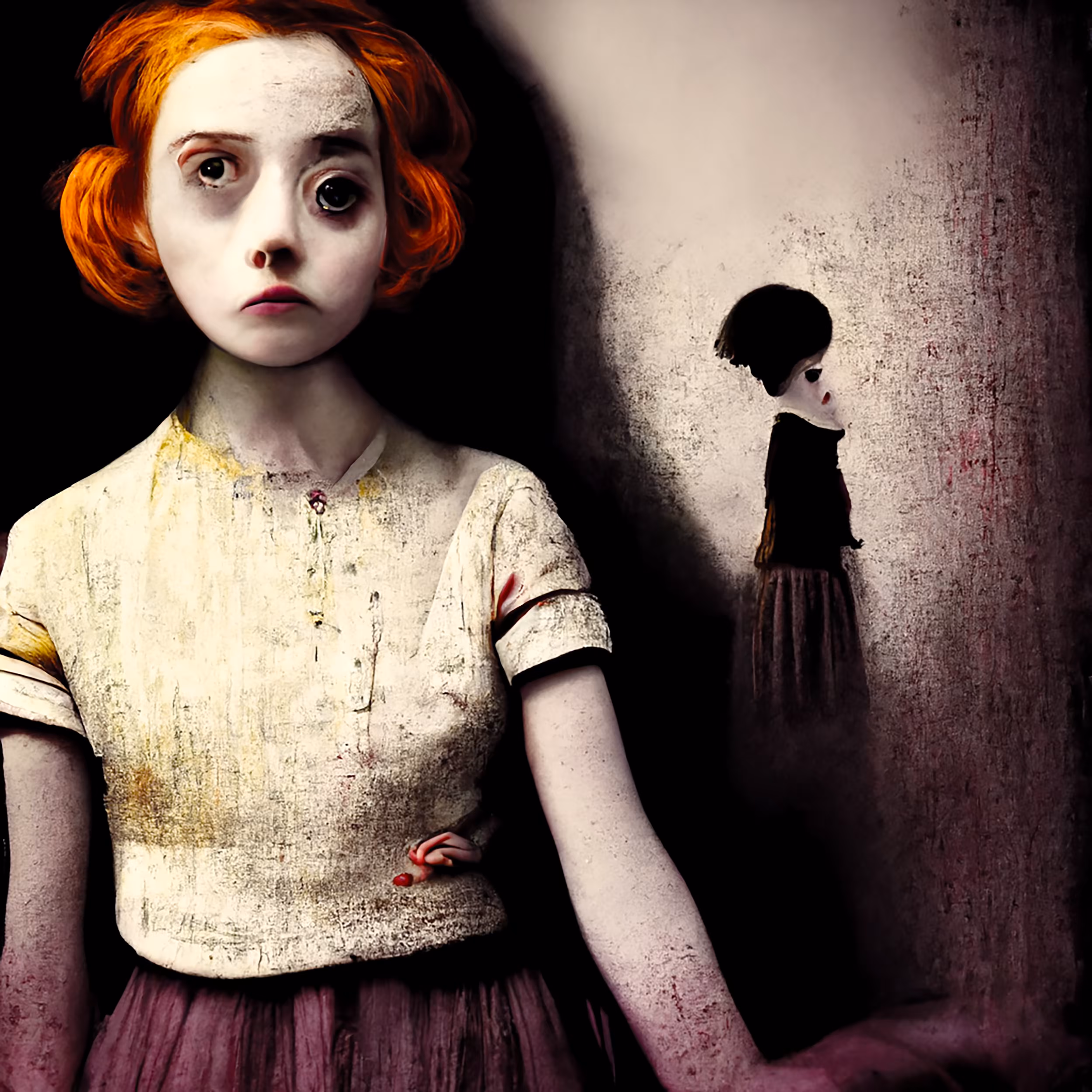 The Marionette House #37: A Drawing of a Woman on the Wall