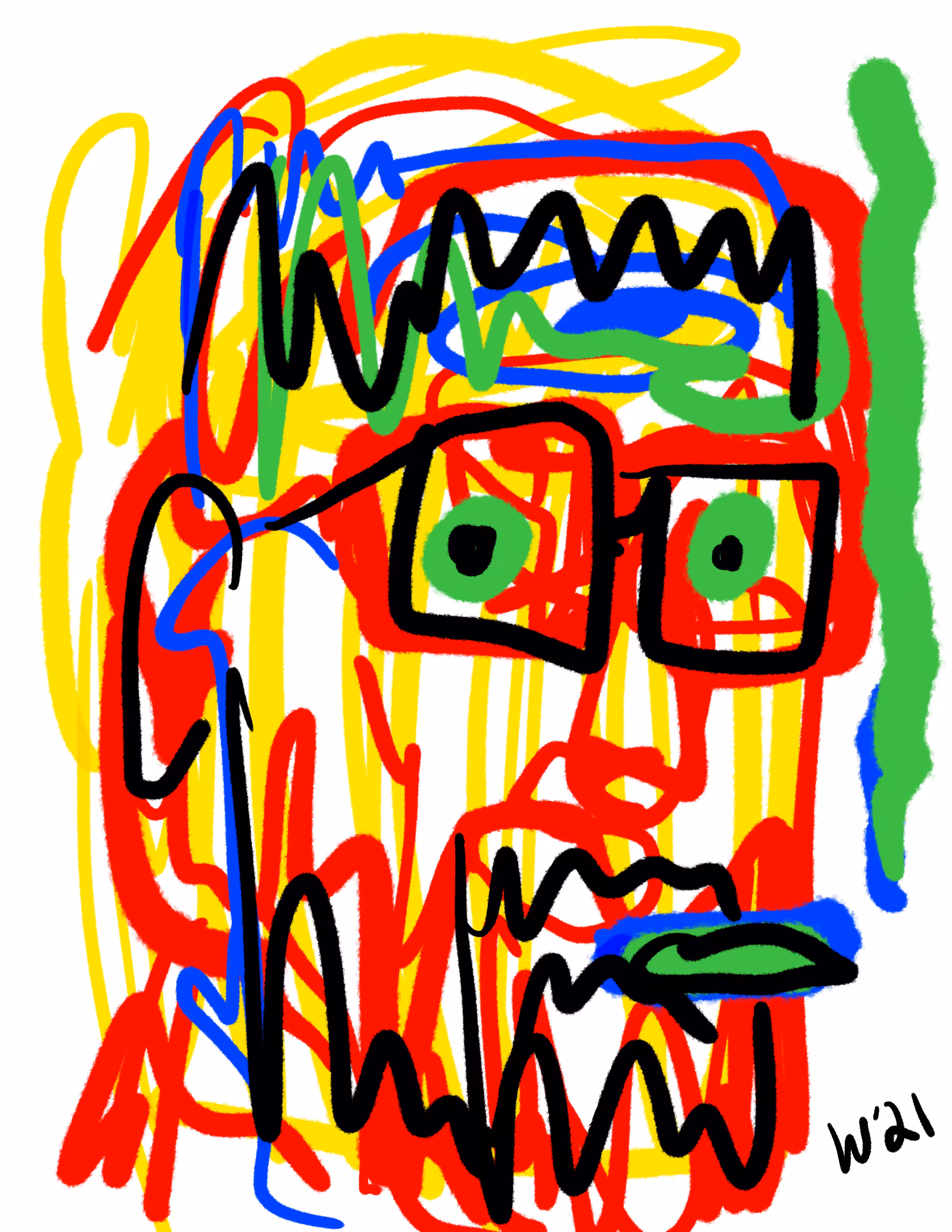 Self portrait June 2021