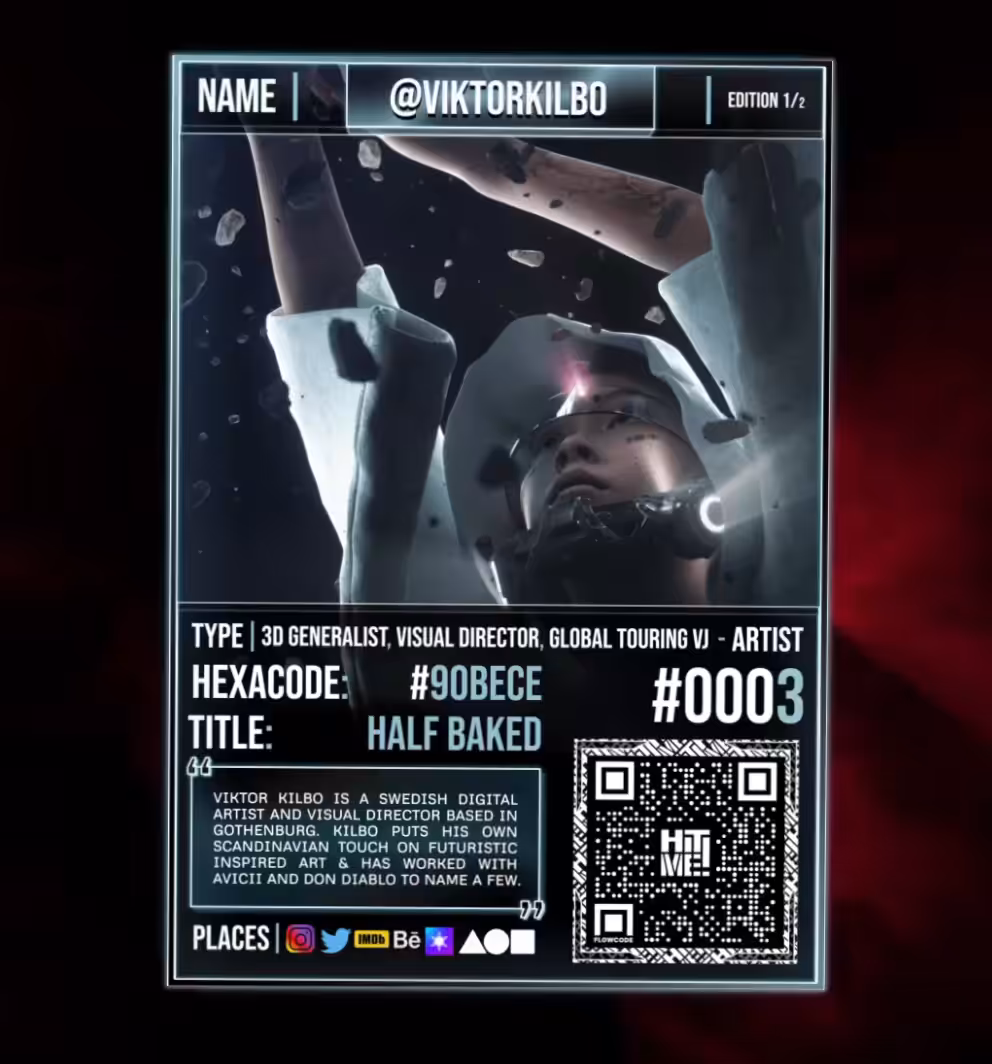 HiT-ME! TITLECARD #0003 @Viktorkilbo Edition 1/2