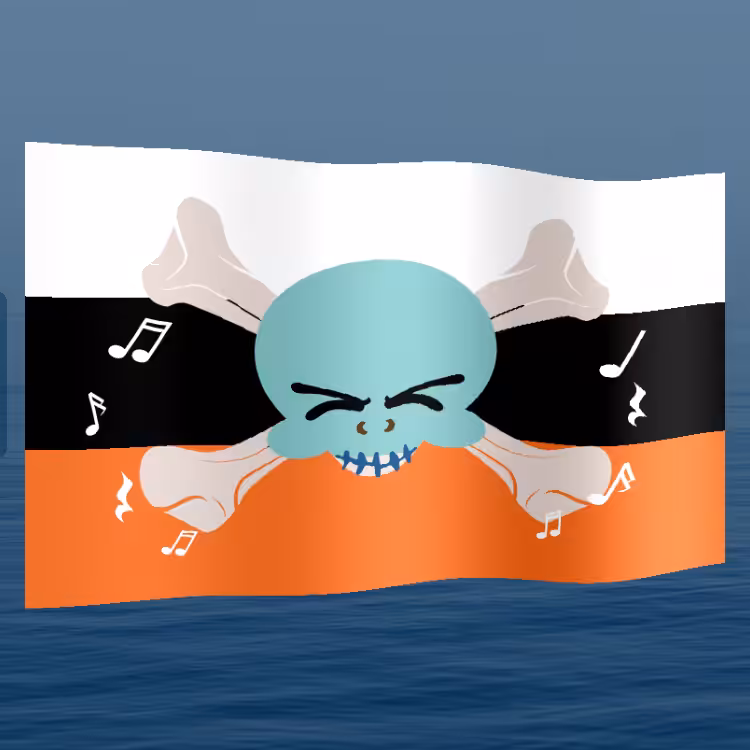 Jolly Roger Flag #16