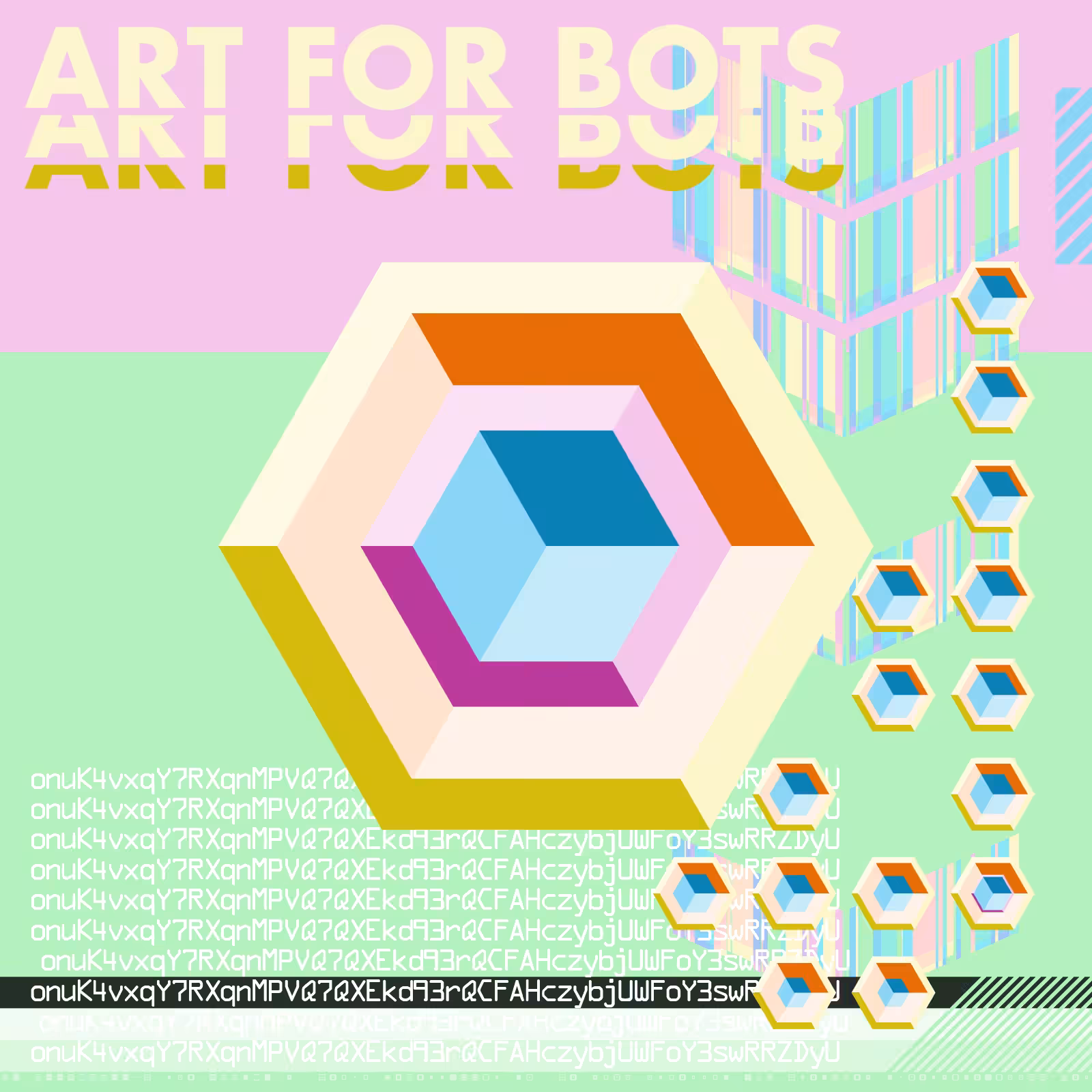 Hexagones - Art for Bots for Humans #59