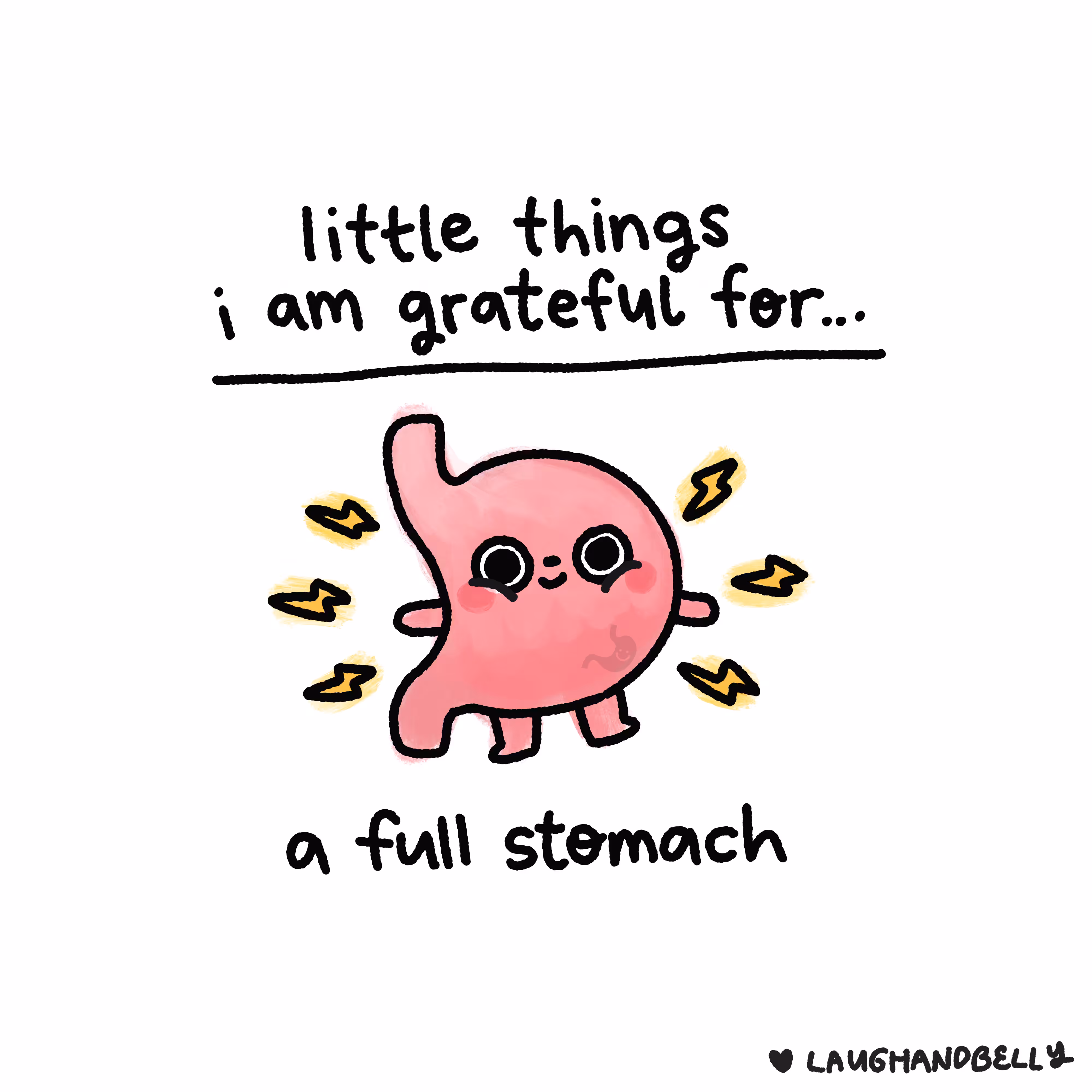 little things i am grateful for: A Full Stomach