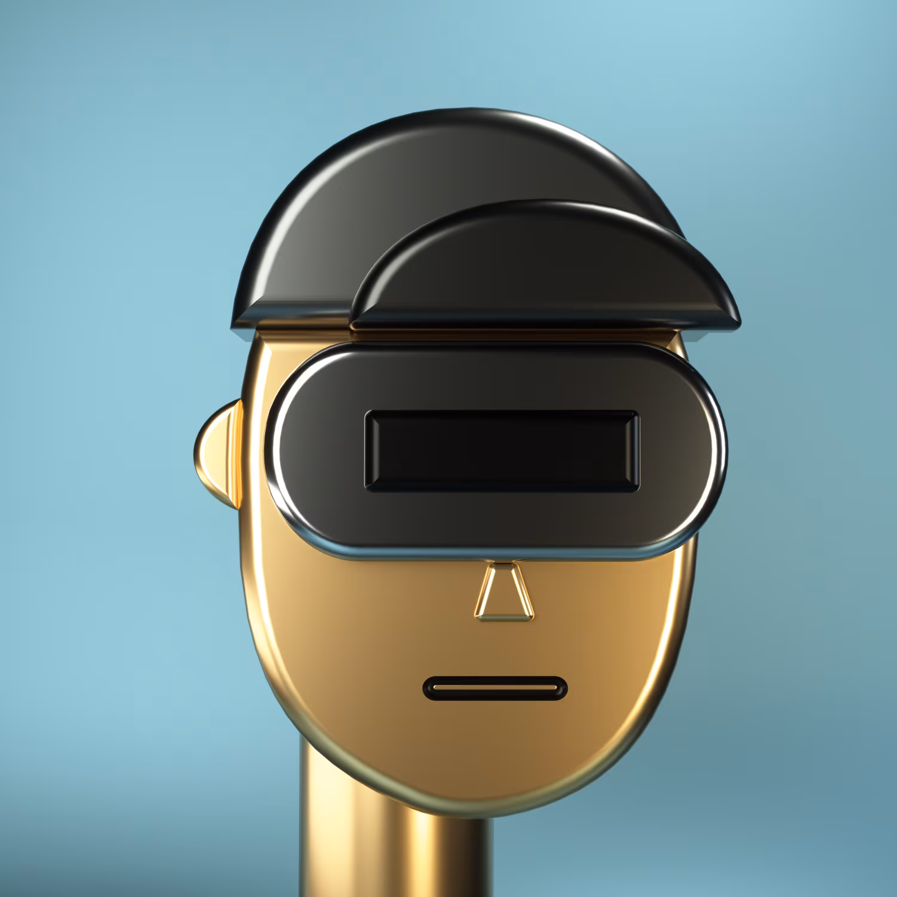 3D Chrome Punk #1031