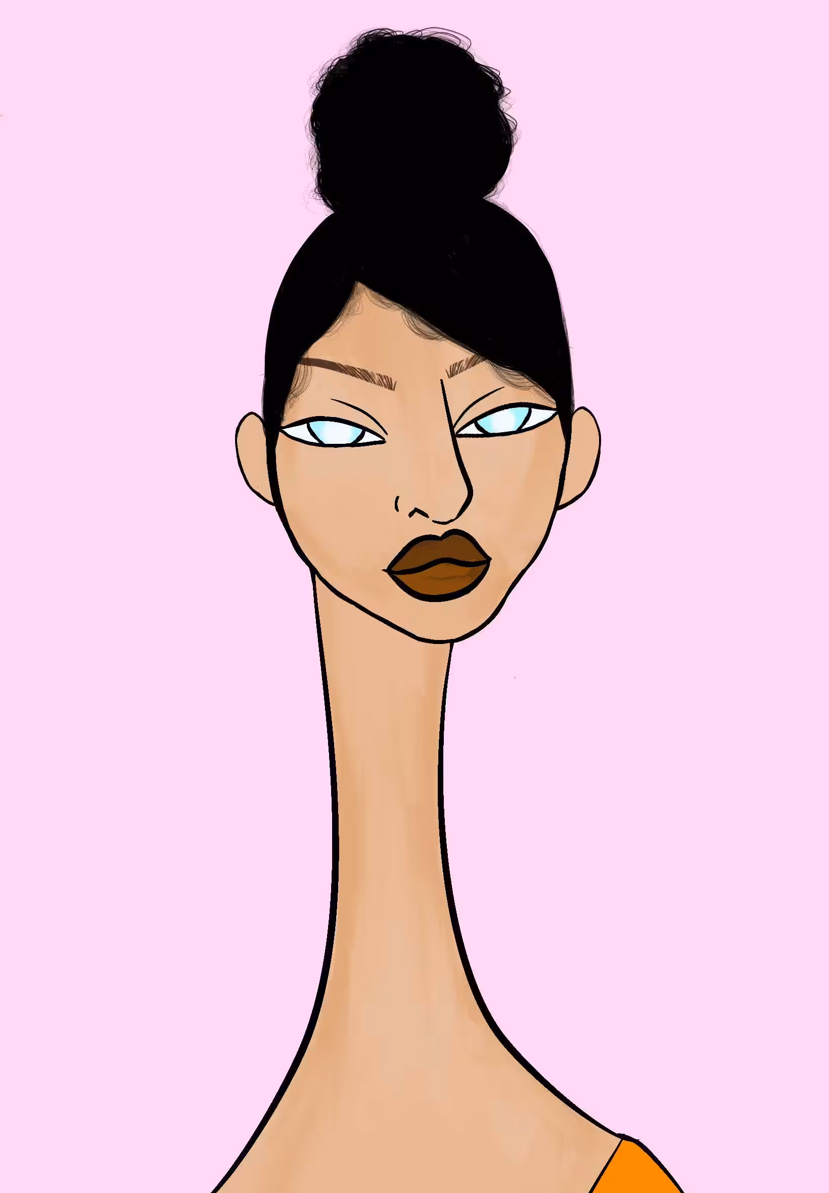 Long Neckie Ladies: Long Neckie Lady #3289