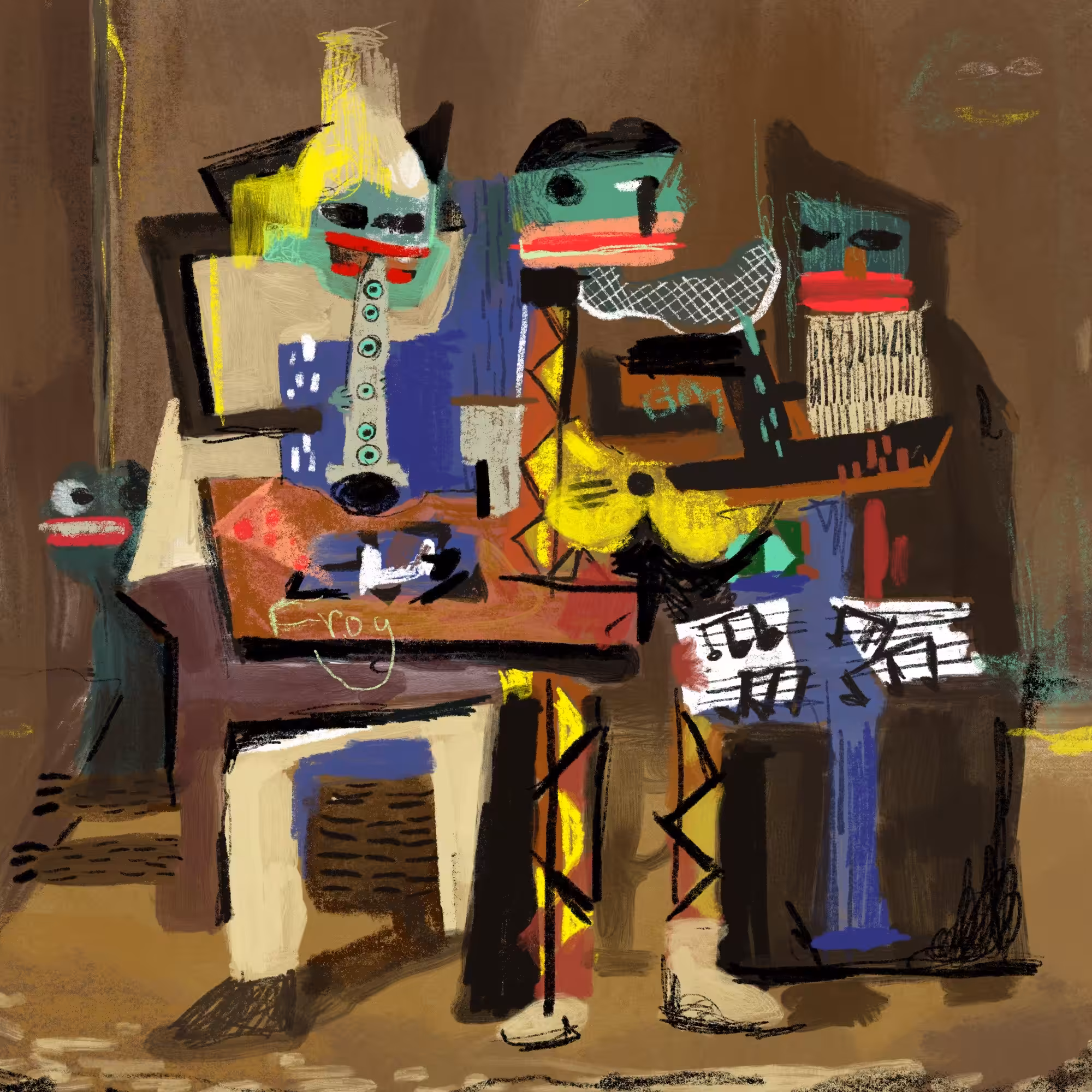 THE FOUR MUSICIANS FROG #1/14