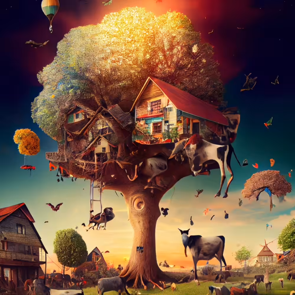 Happy tree 16 - any animals welcome