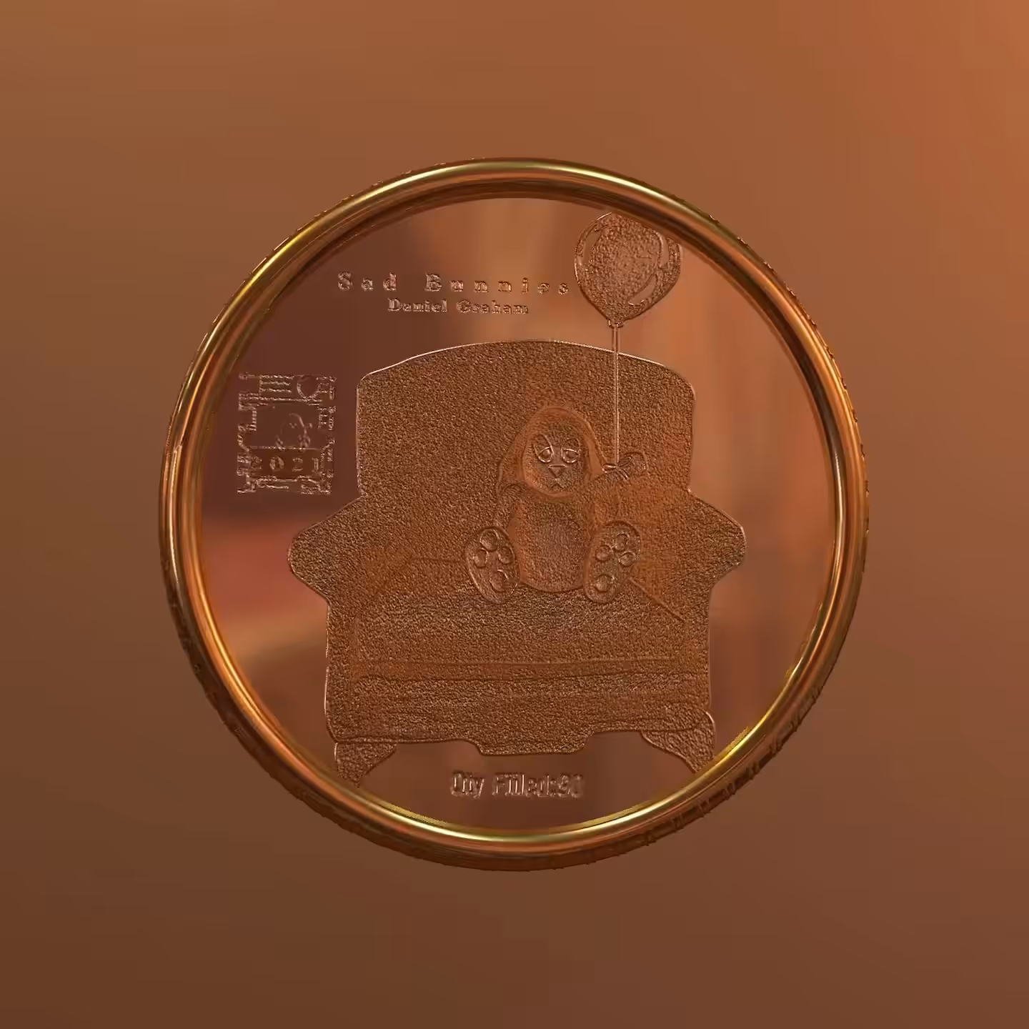Sad Bunnies Coin #1