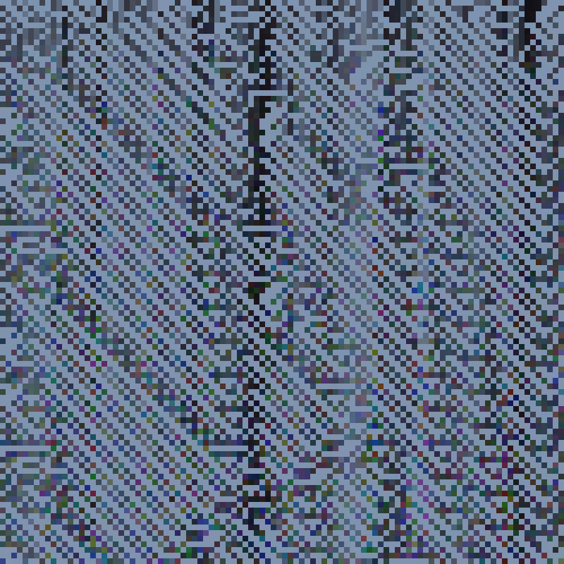 Colored Elementary Cellular Automaton #266
