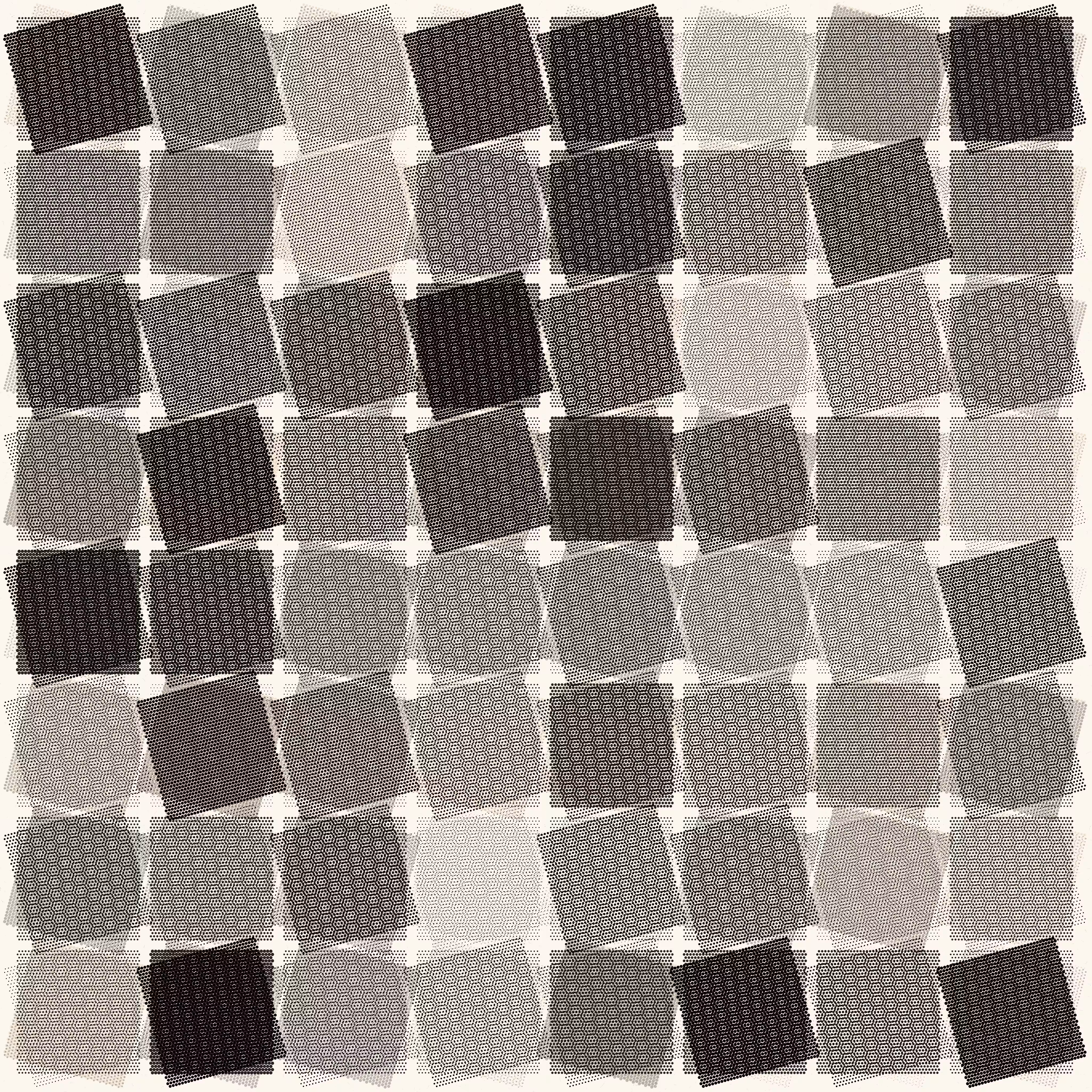 Ben-Day Dot Patchwork No. 2