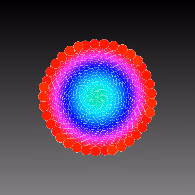 RAINBOW FLOWERS #62