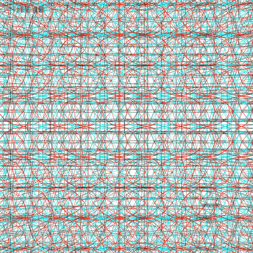 anaglyphic - delta pattern #1