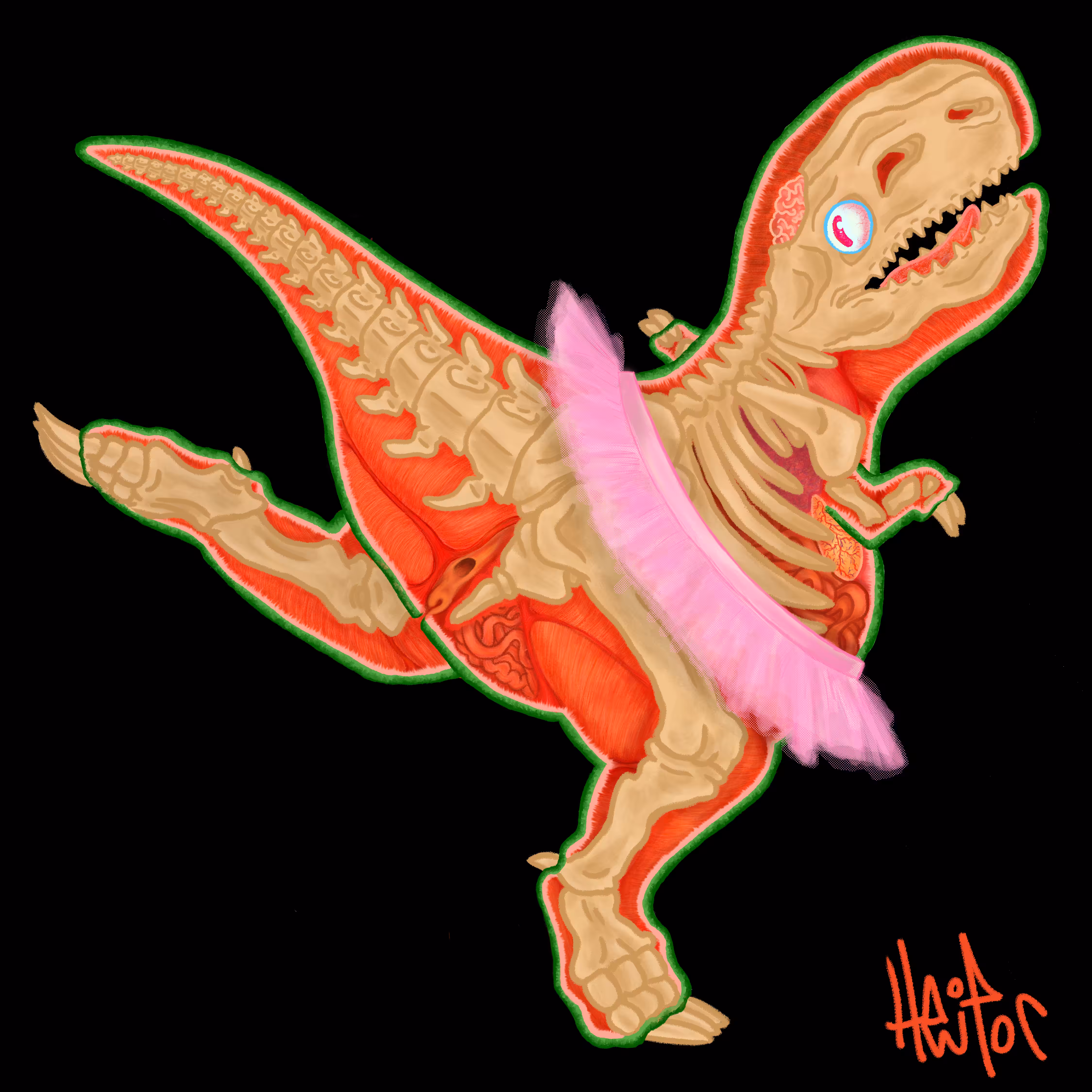 Ballerina Dinosaur