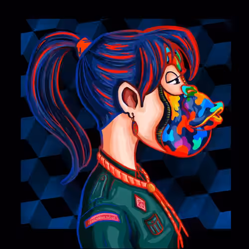 Monkey Mask # 24 ( Rare )