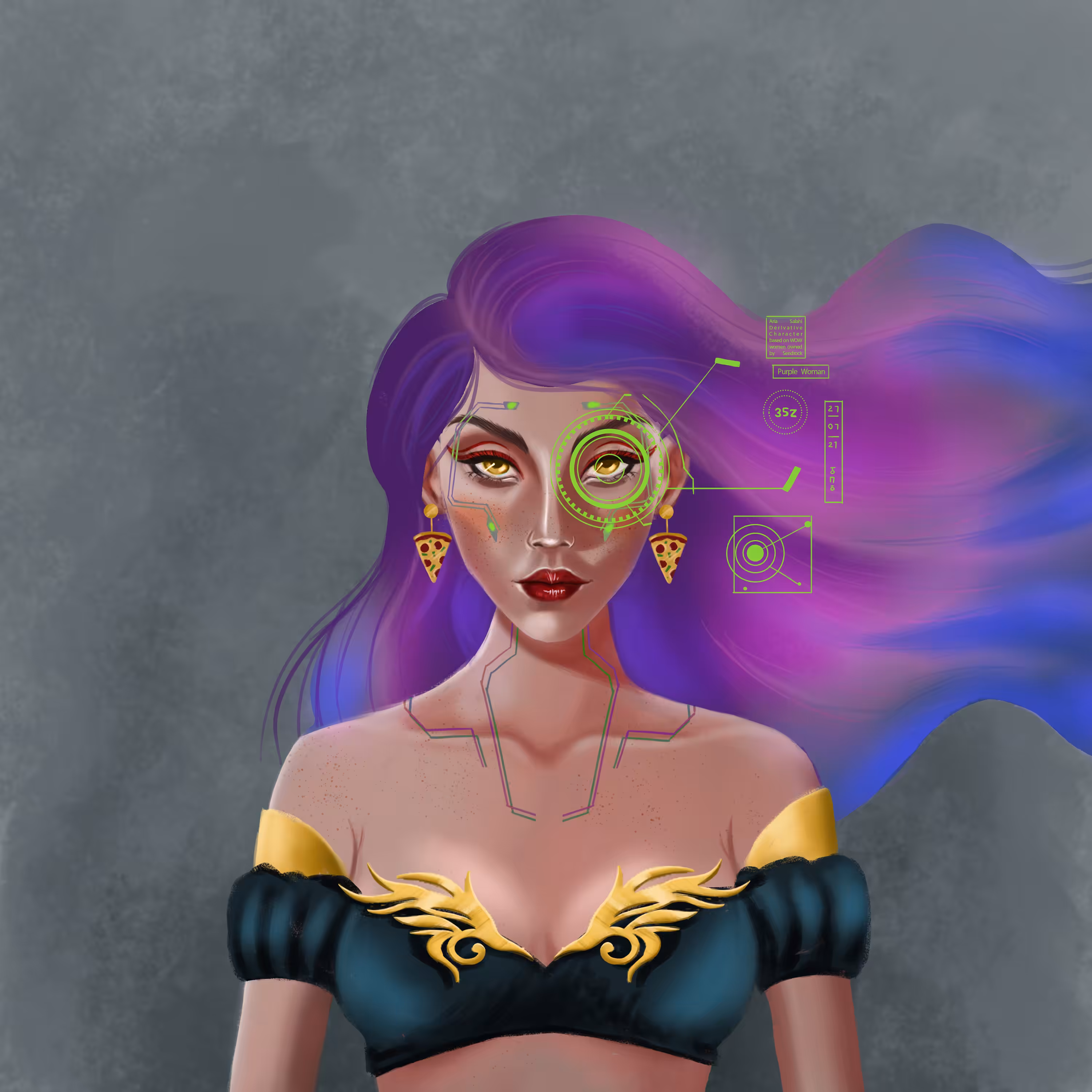 Purple Lady