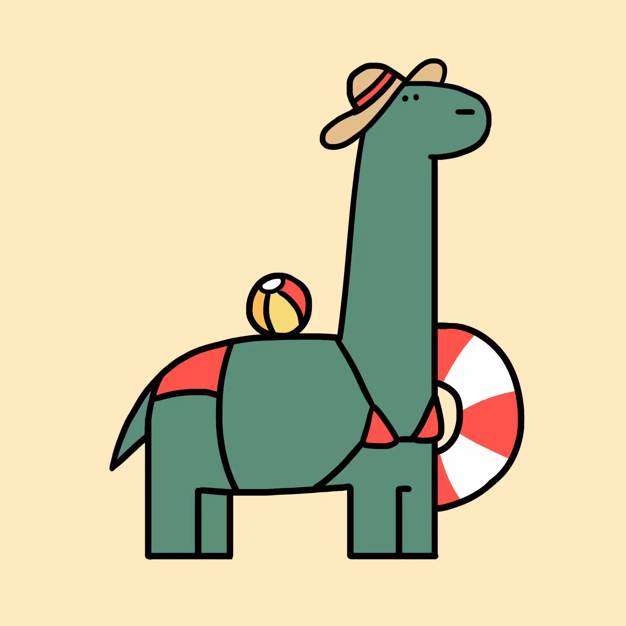 mypetdino - beach babe #29