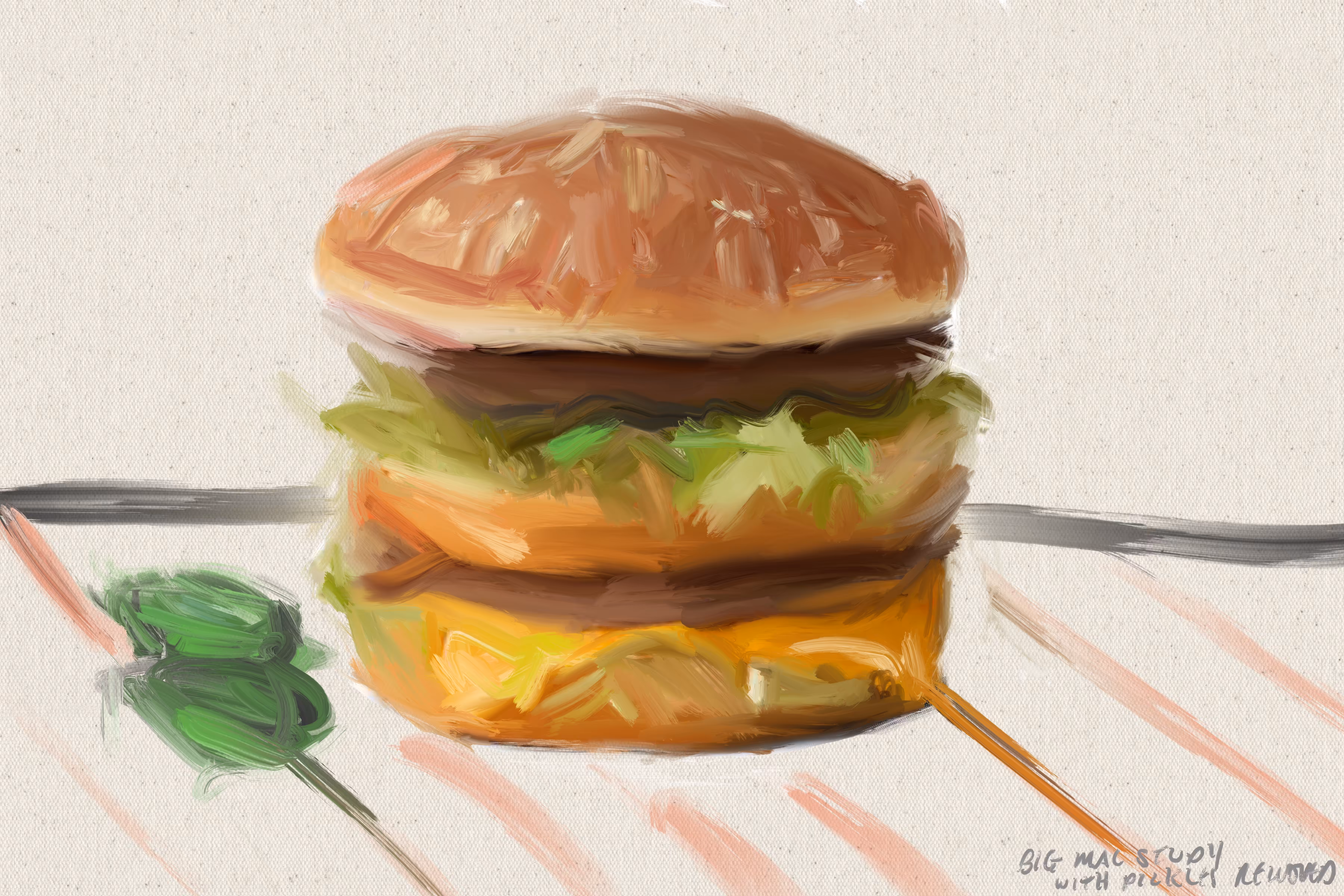Big Mac Study With Pickles Removed