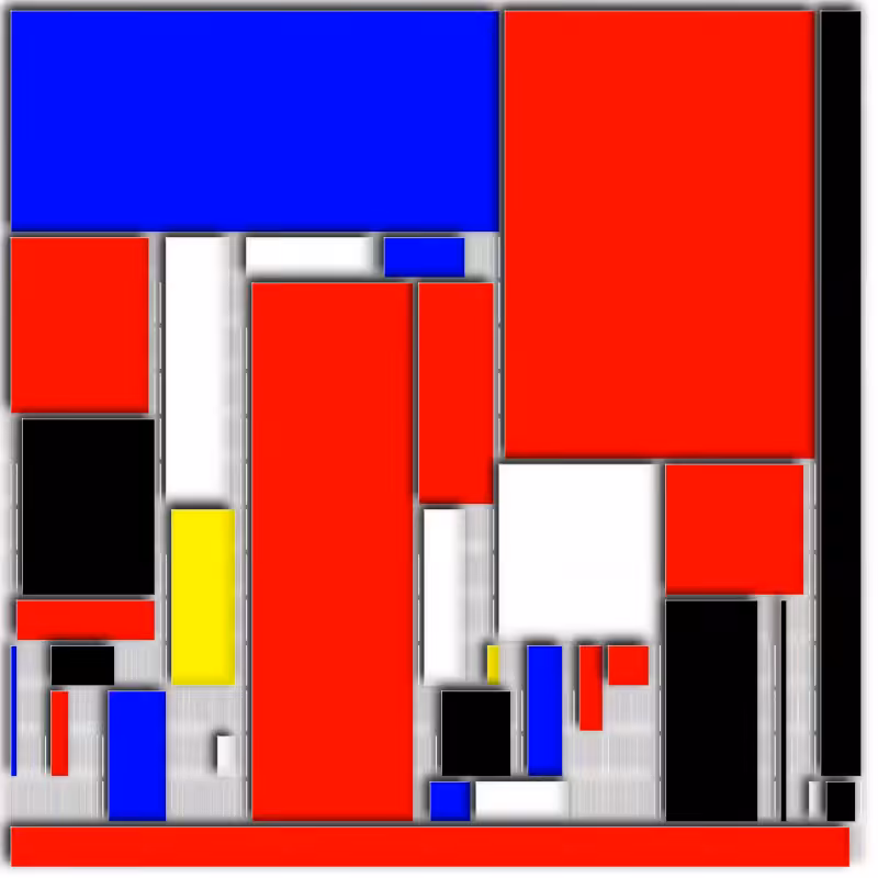 Strips layouts - Square arrangements #5