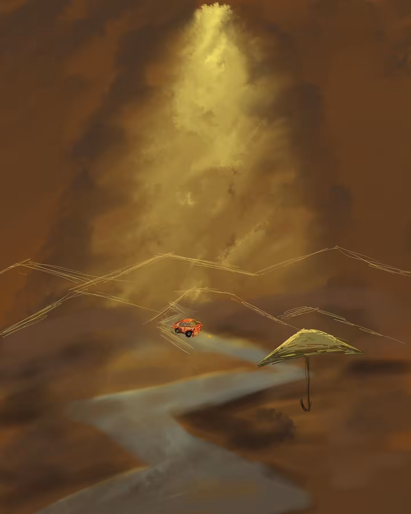 Eye of the storm.