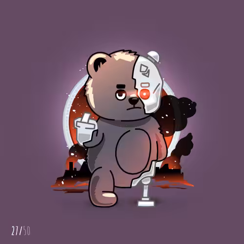 #27 Brash Bear Cyborg