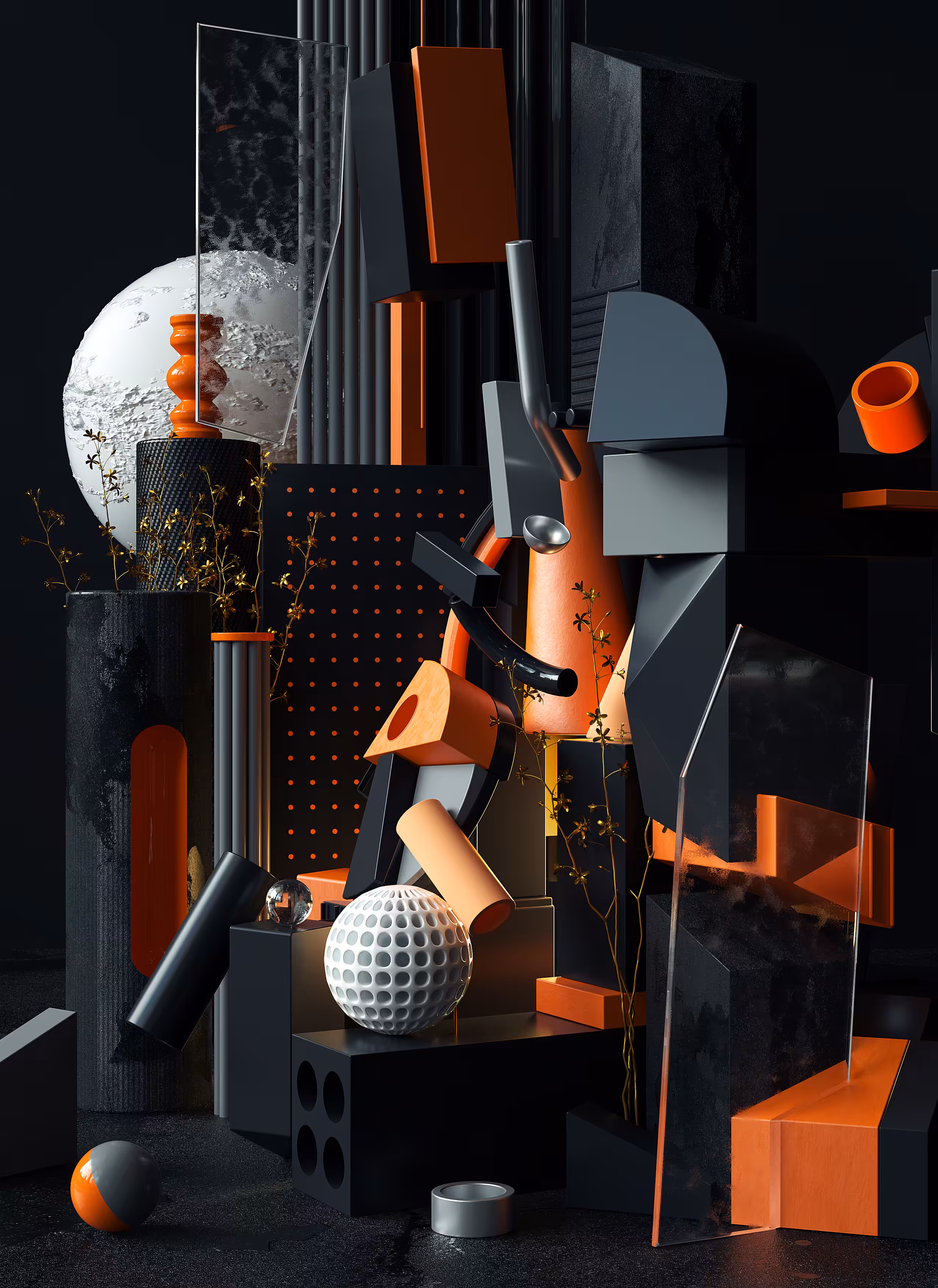 Cubist Composition 01