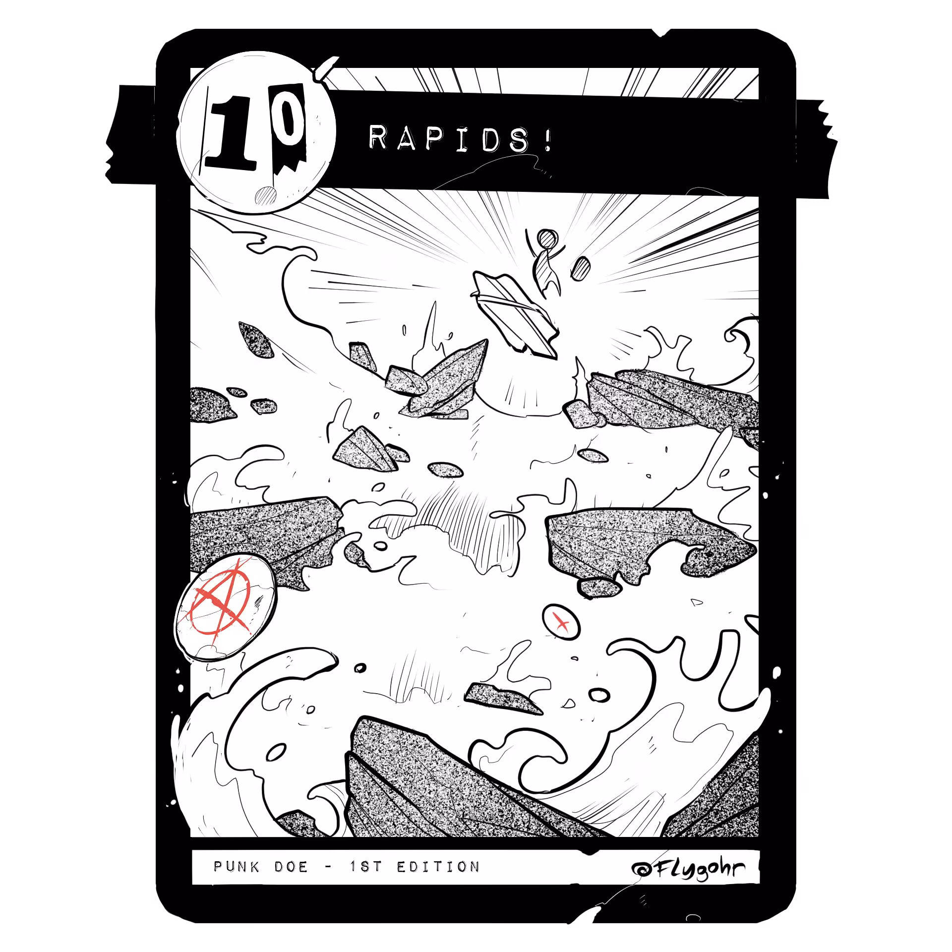RAPIDS | Original Challenge Card | 1st ED.