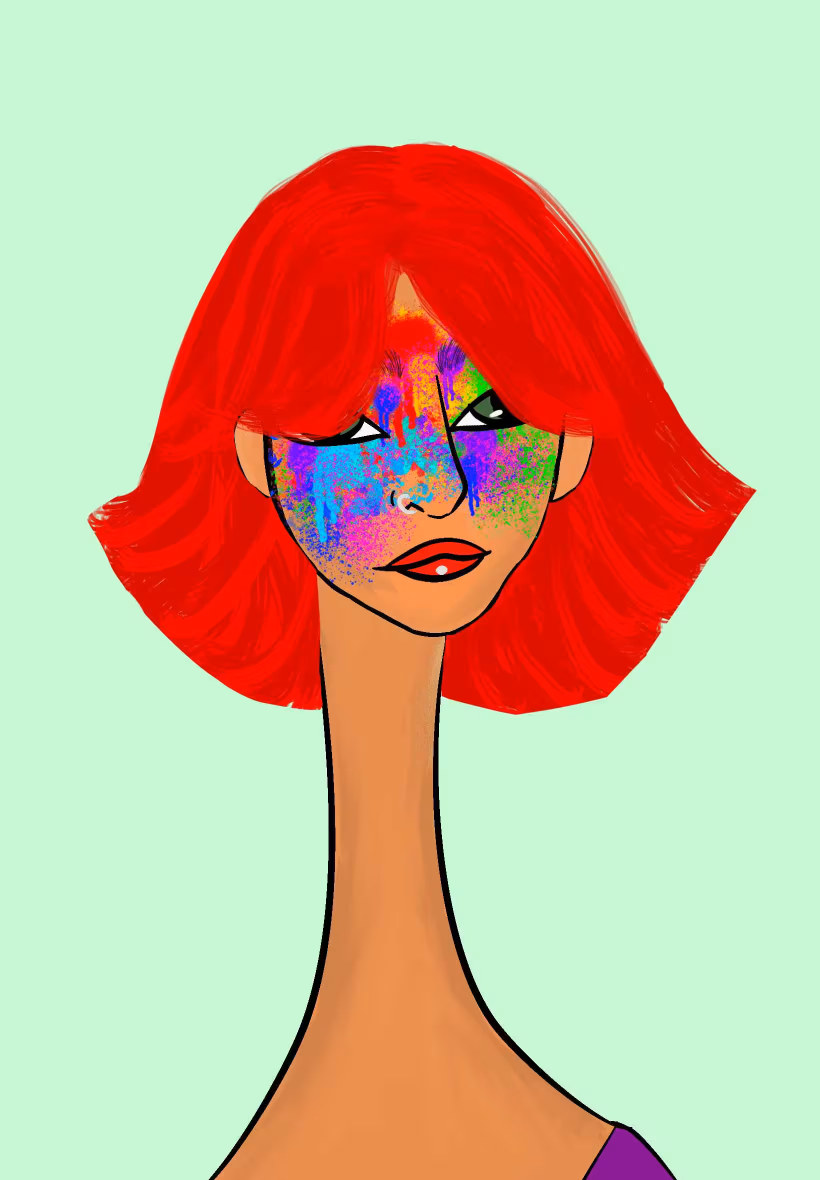 Long Neckie Ladies: Long Neckie Lady #3112