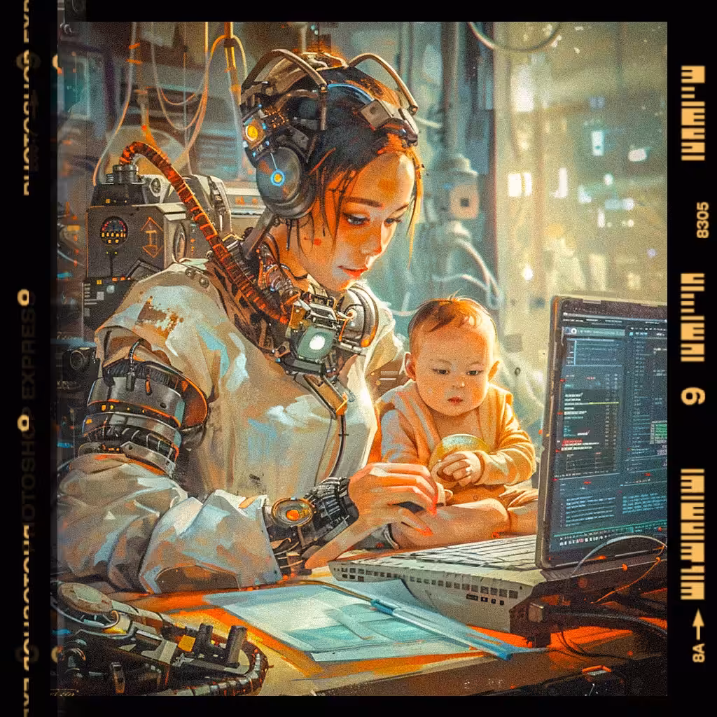 Cyborg Mom - Iris