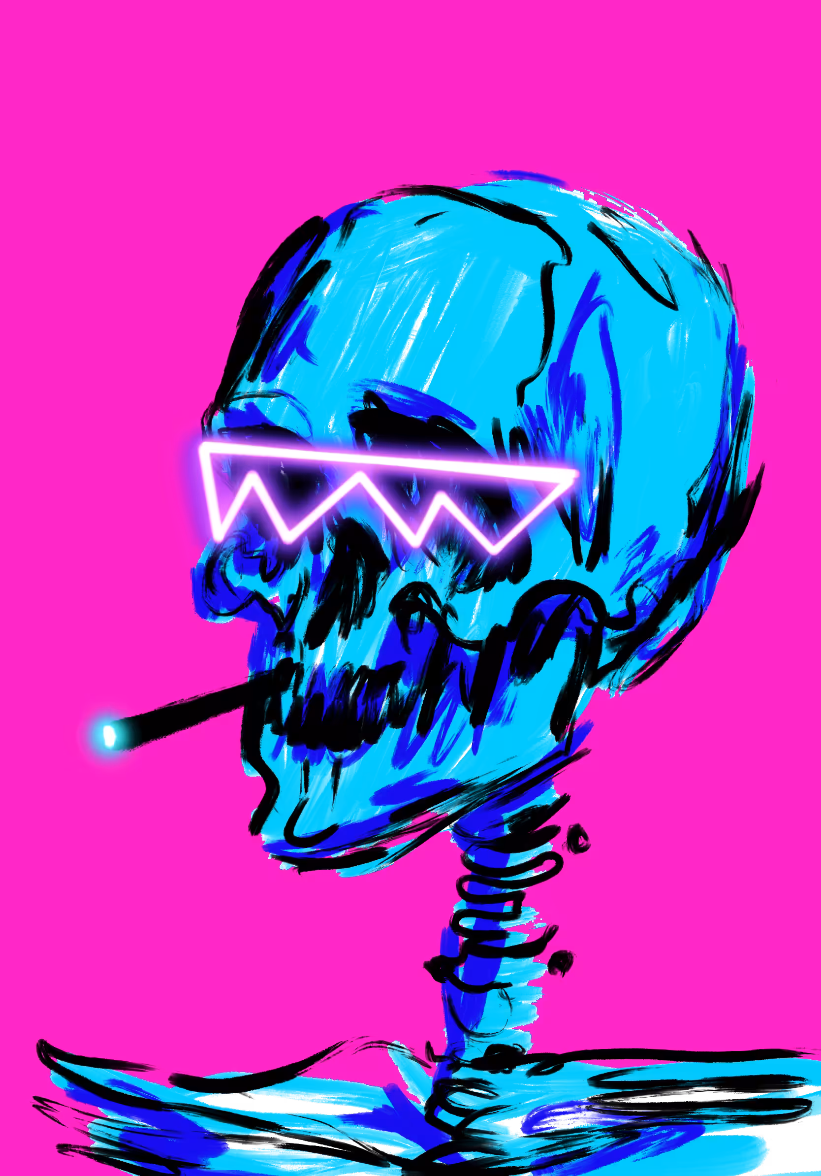 Cold blood, shades on.(4)