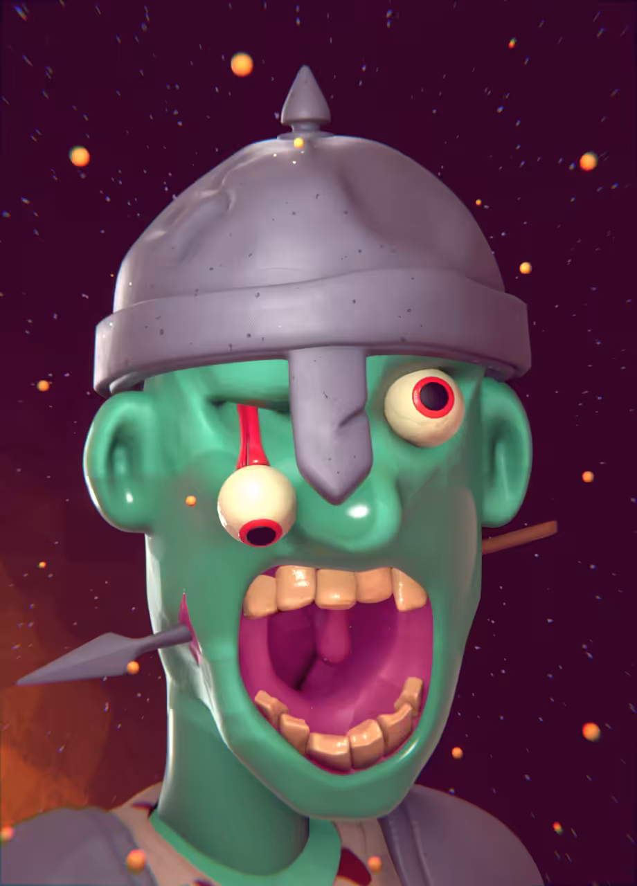 Crypto dude #021 - Zombie Knight