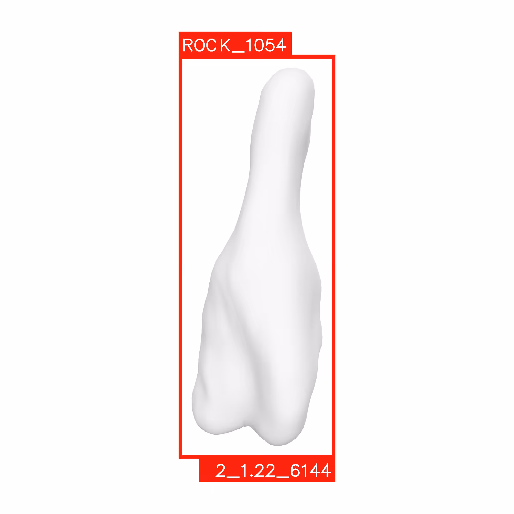 UNSHADED ROCKS: ROCK 1054