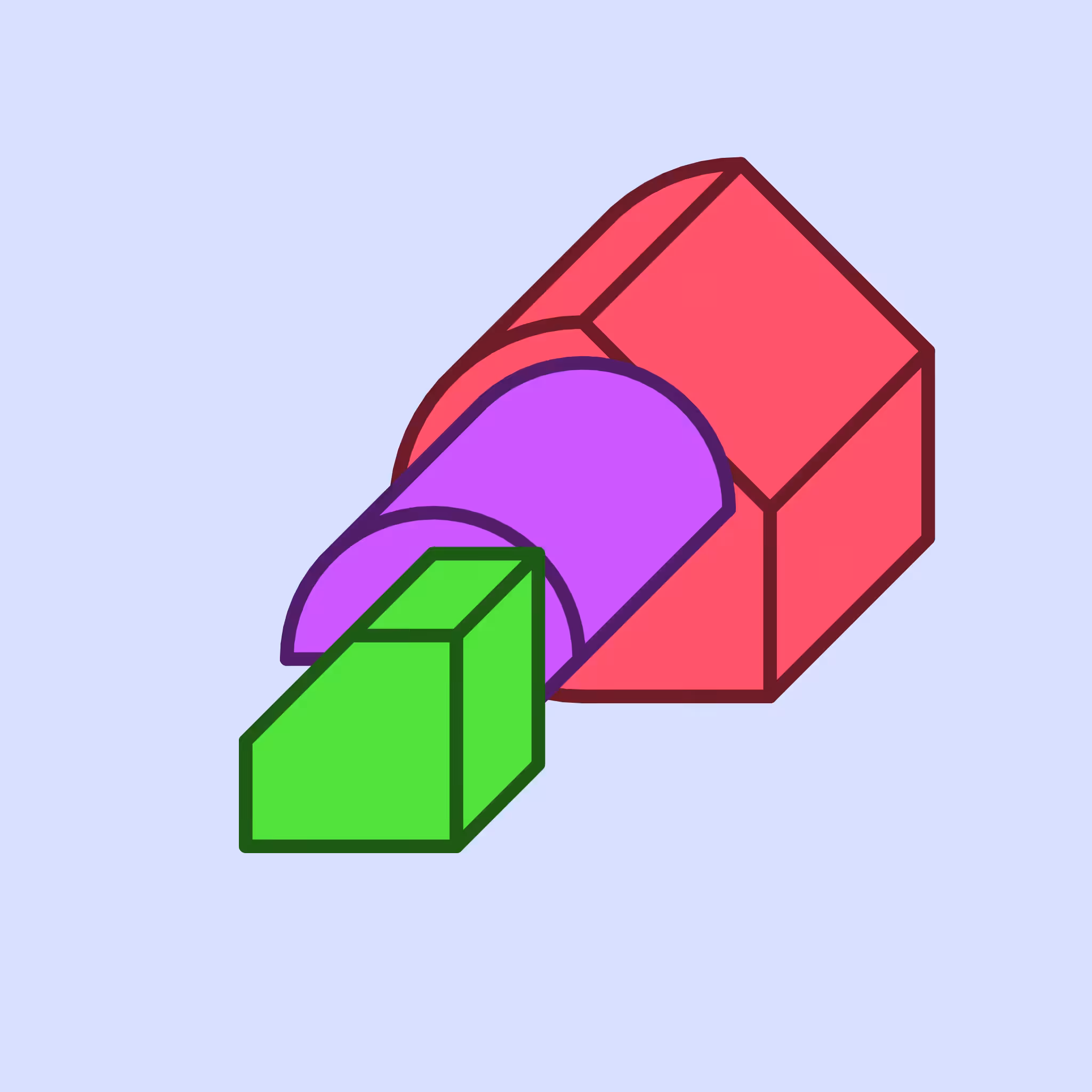 Calm shapes #1092