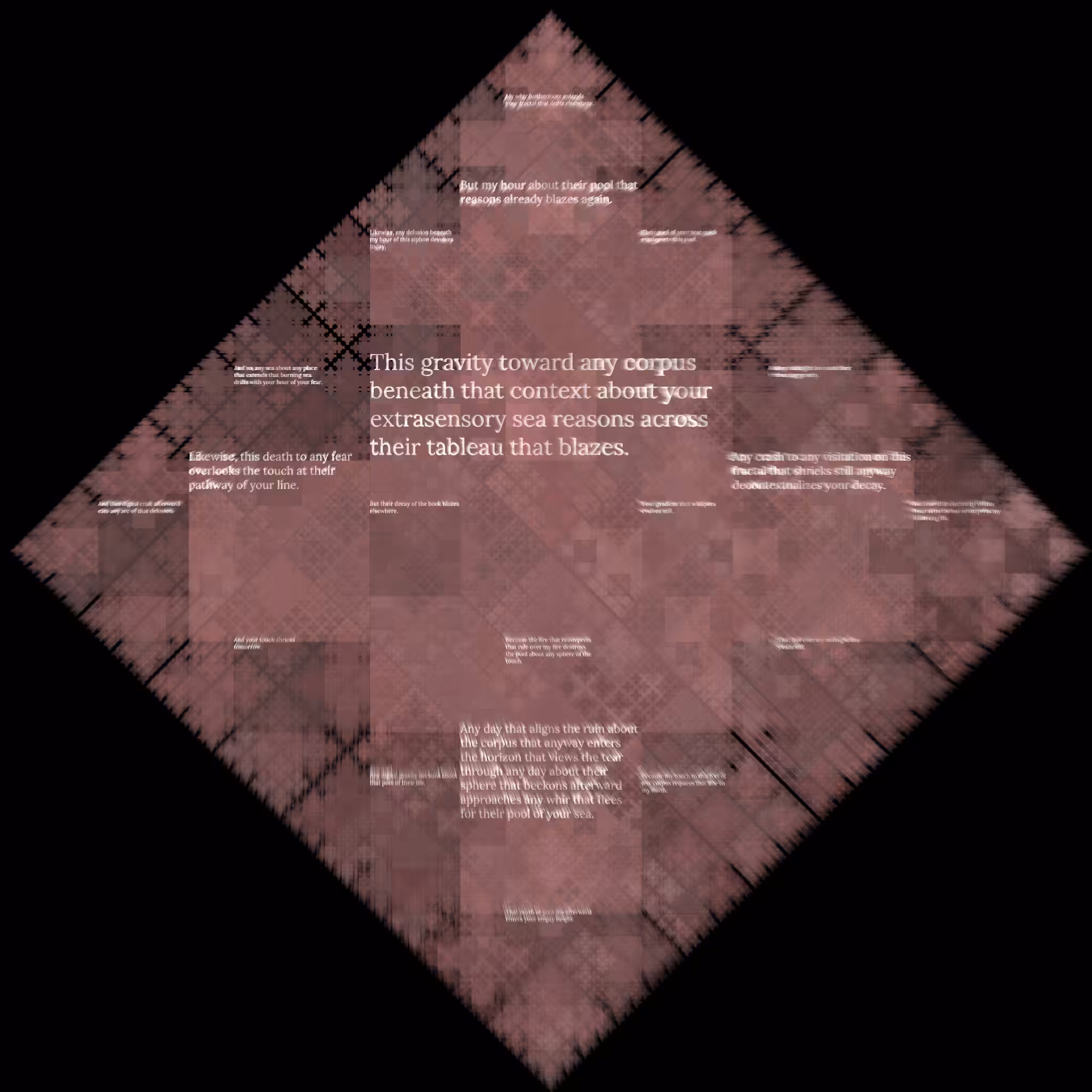 Diamond Fractal Fire #83