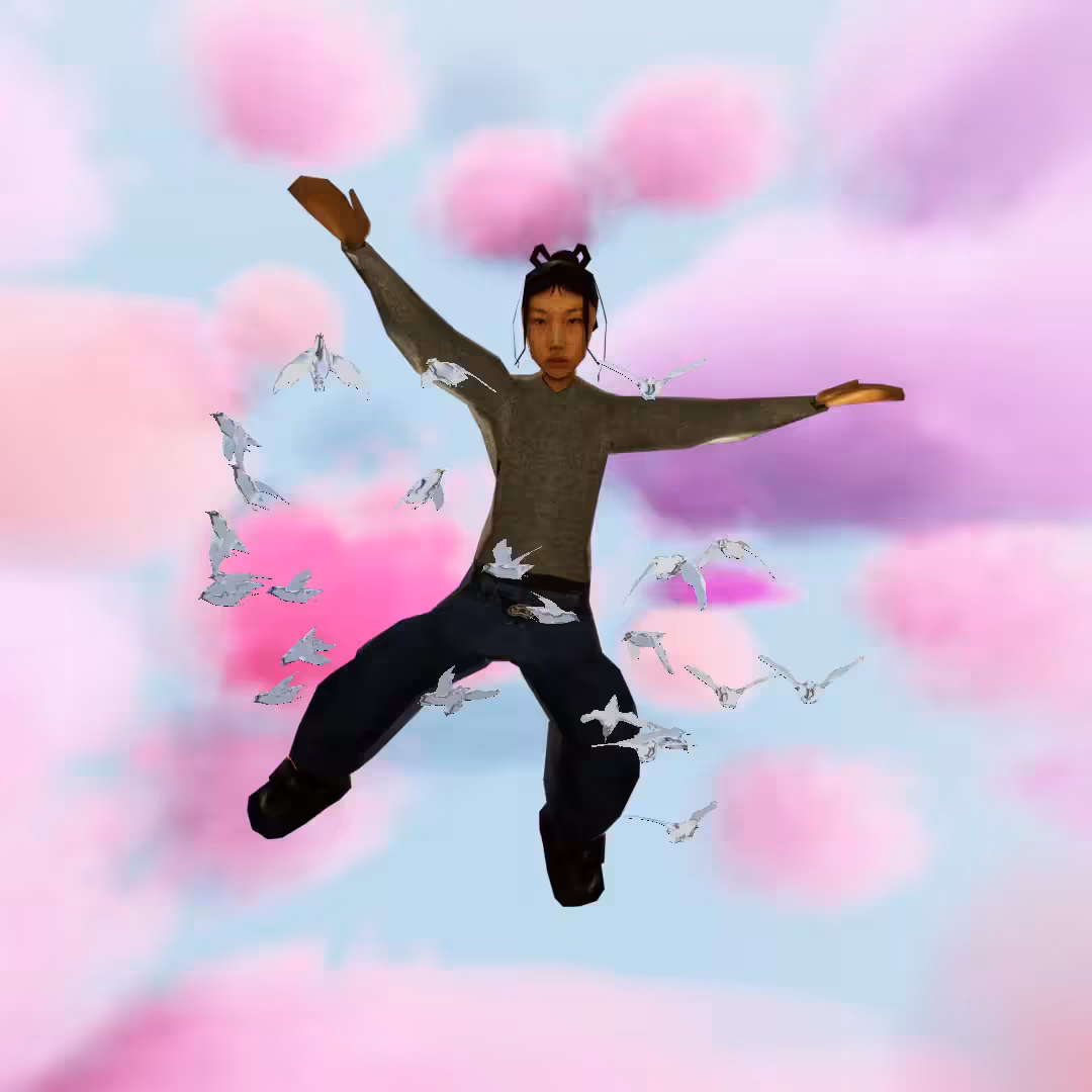 Cloud #39: The Candy Sky Main Character With the Seagulls.