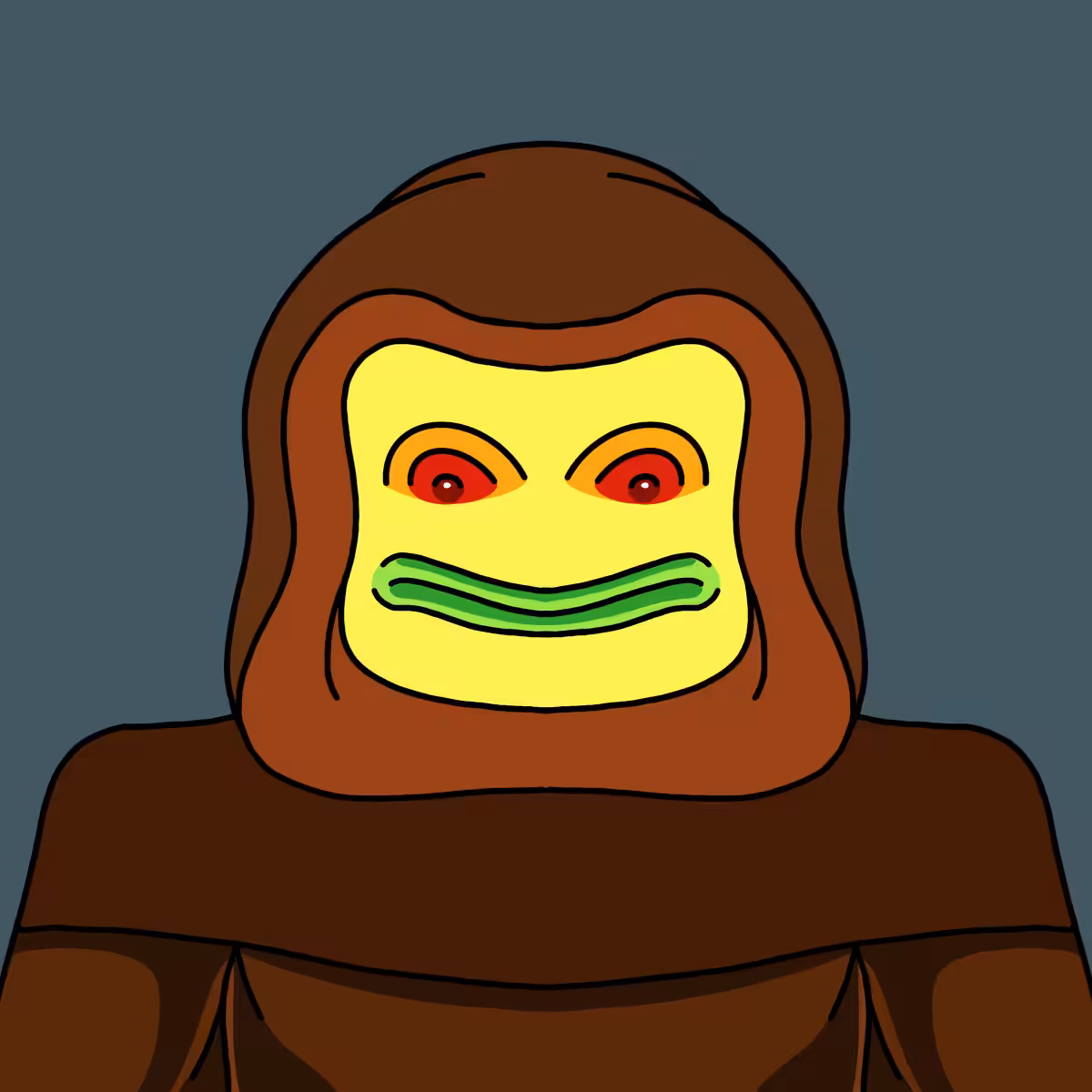 |Hedz| Brown Hoodie Spirt