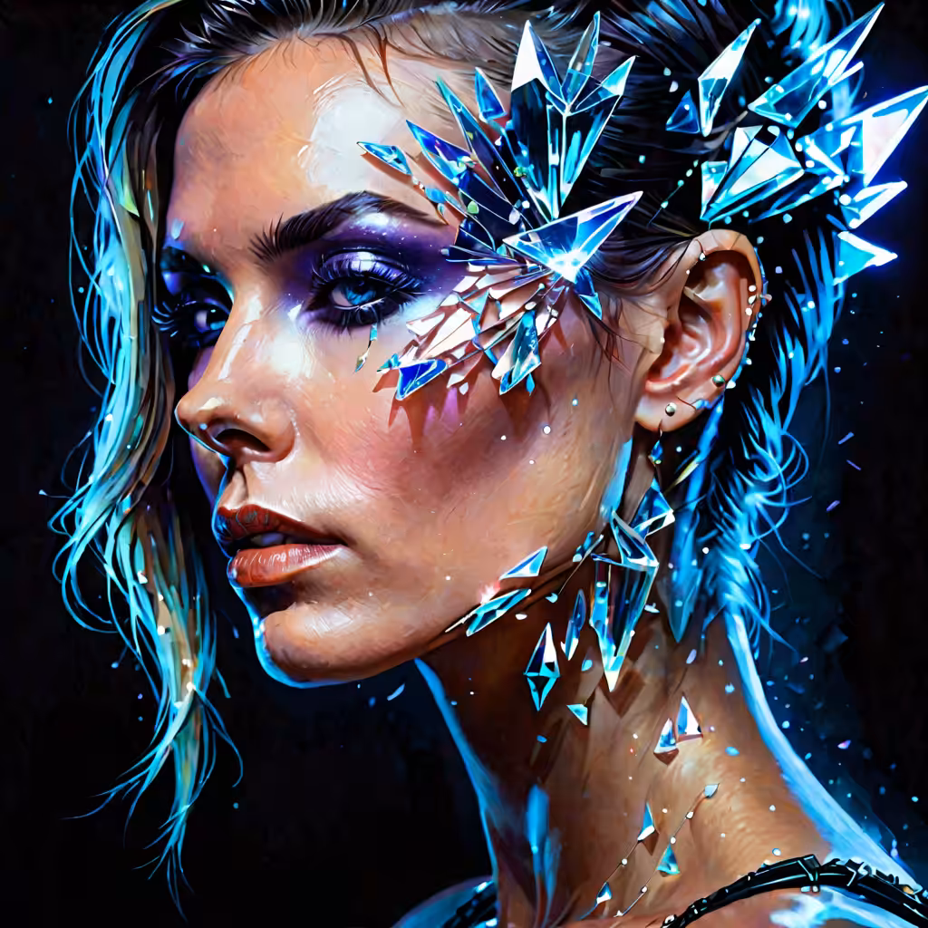 Hybrid Aesthetics: Fractured Radiance