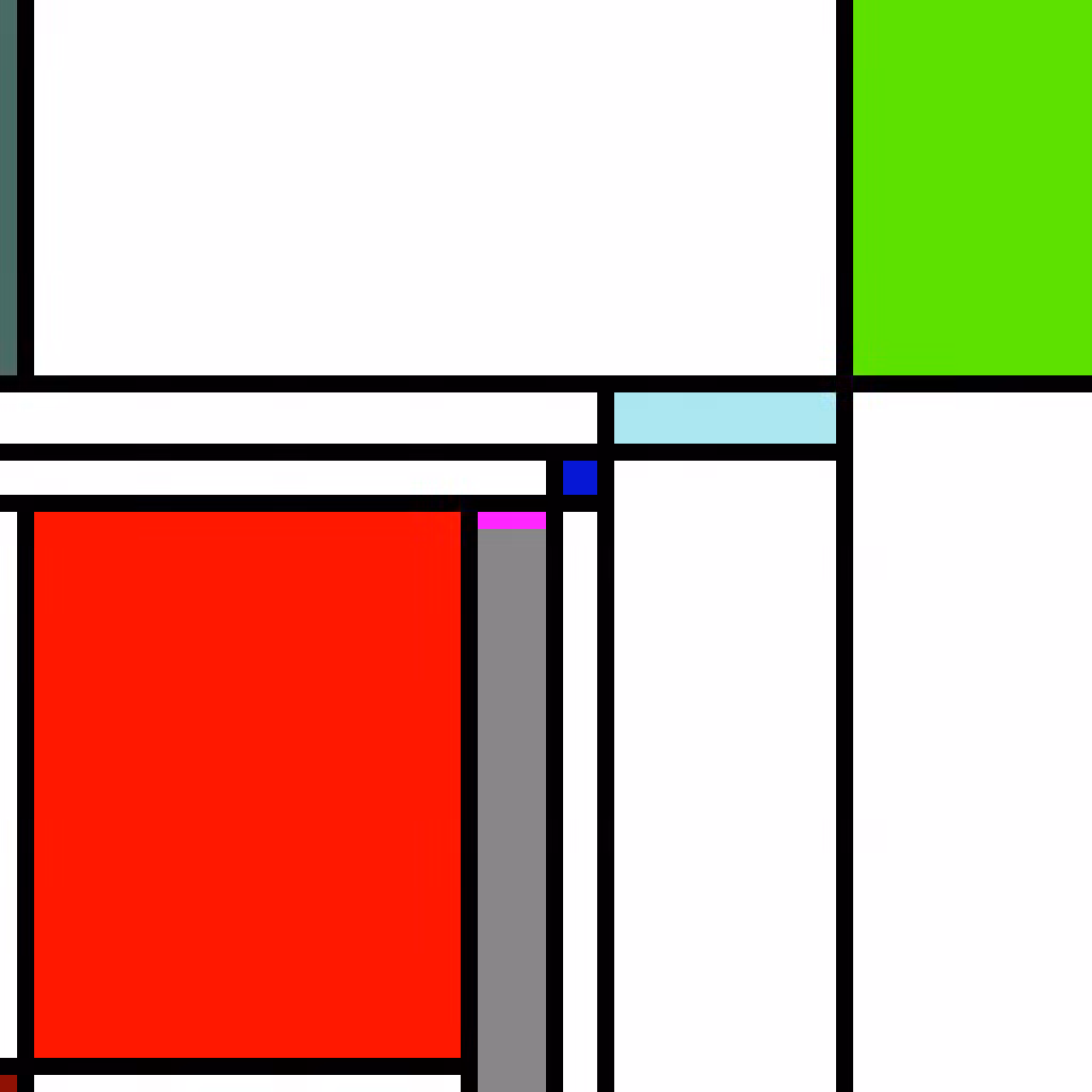 PixelNunc: Mondrian top-right
