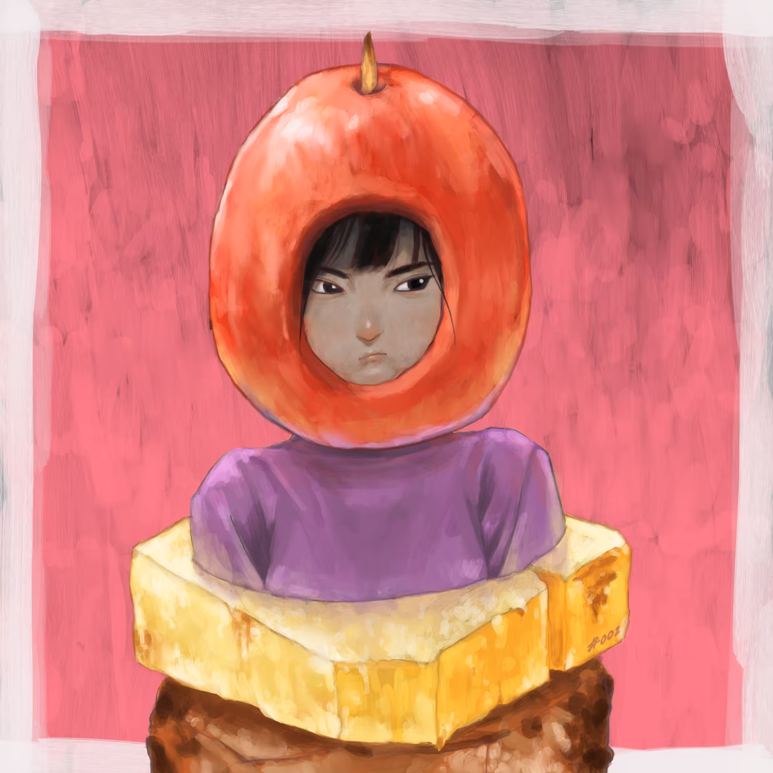 MOODY GIRL: boo #0002