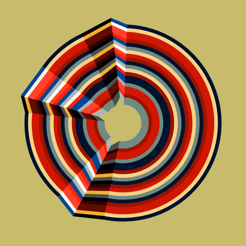 Folded Circle #41