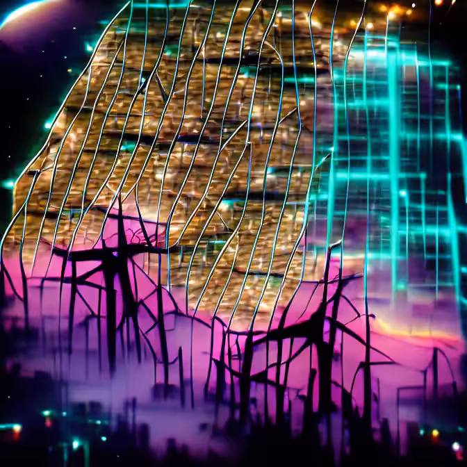 Cyberpunk Landscape 5