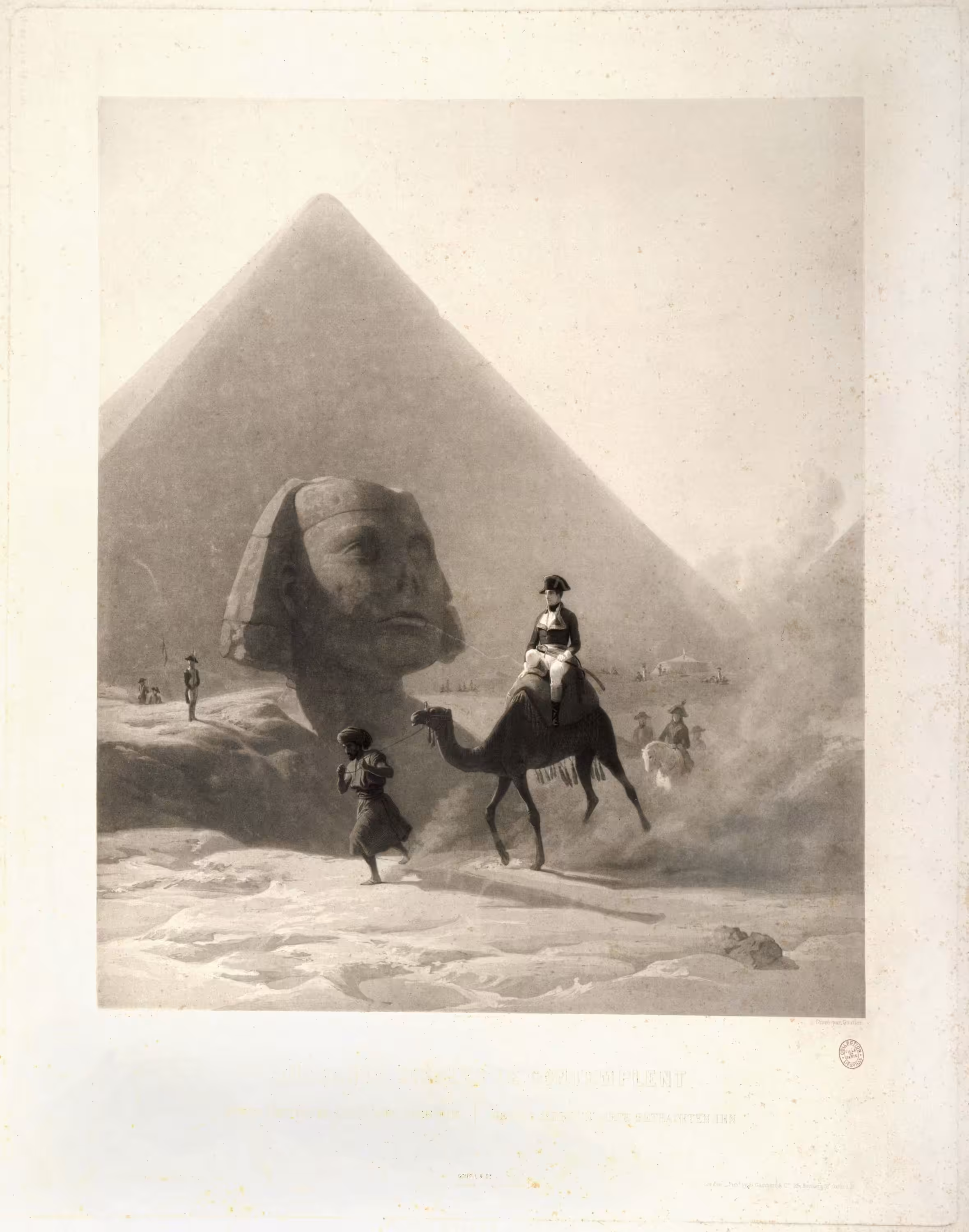 Quarente siècles le contemplent. Bonaparte devant les Pyramides d'Egypte.