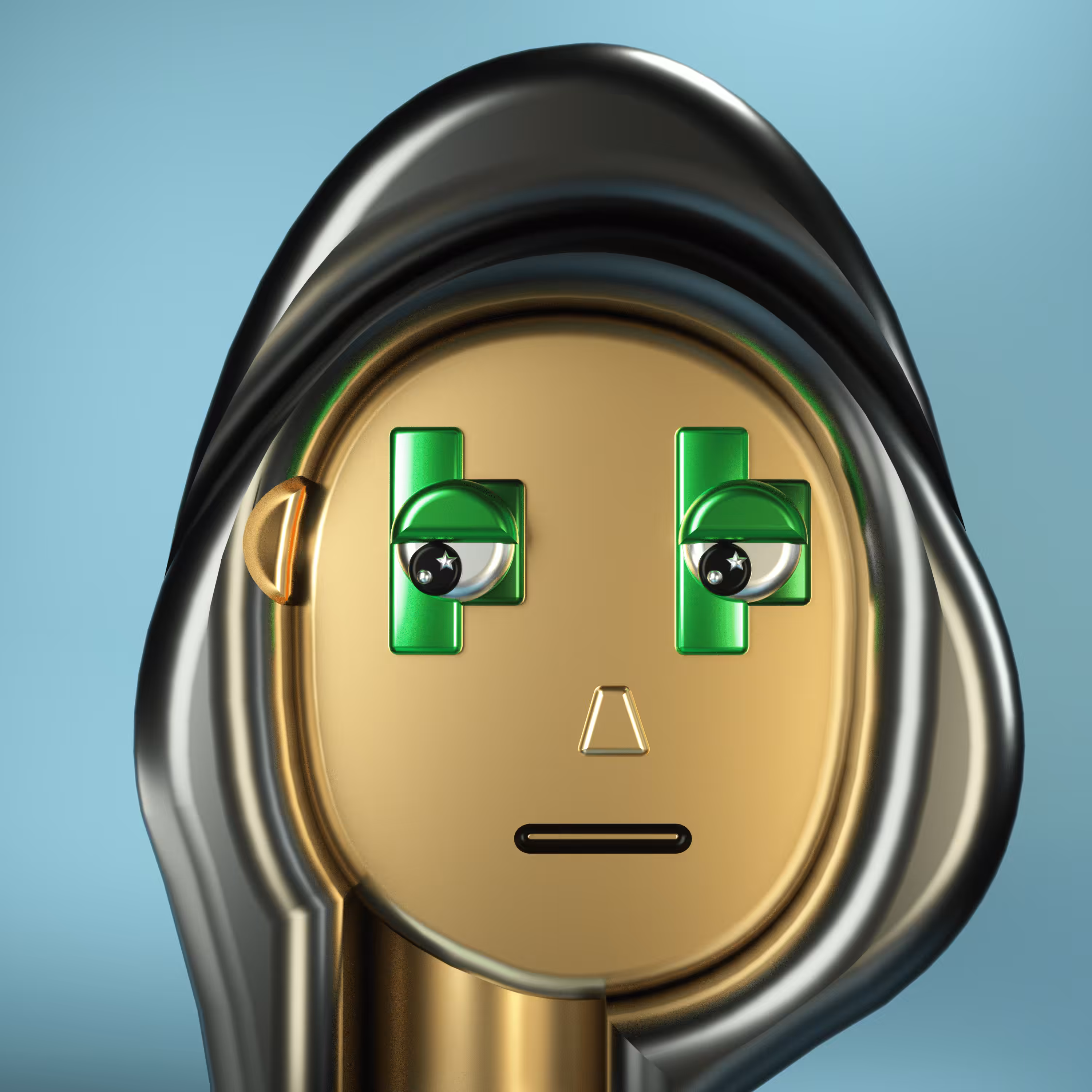 3D Chrome Punk #0765