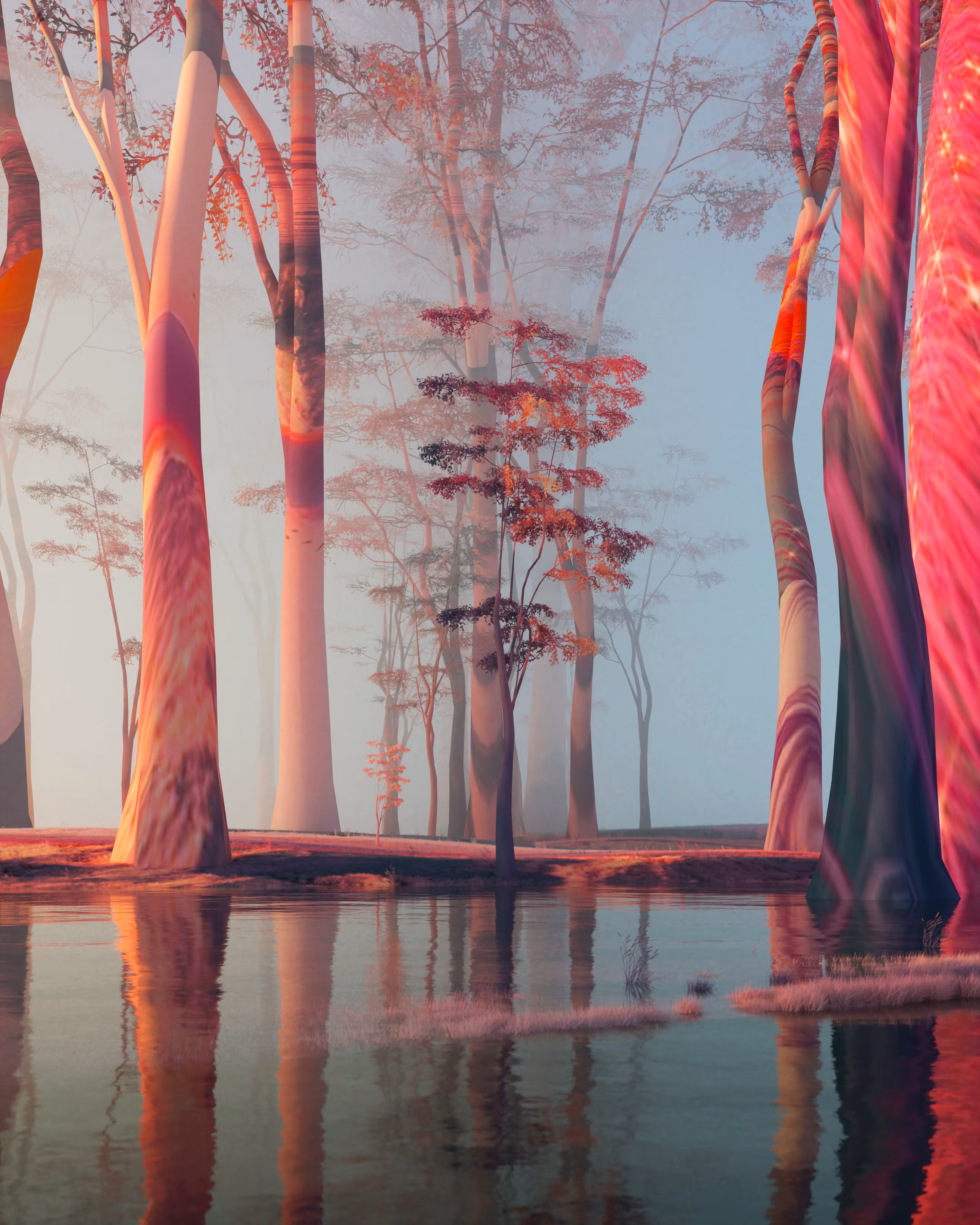Forest of crimson