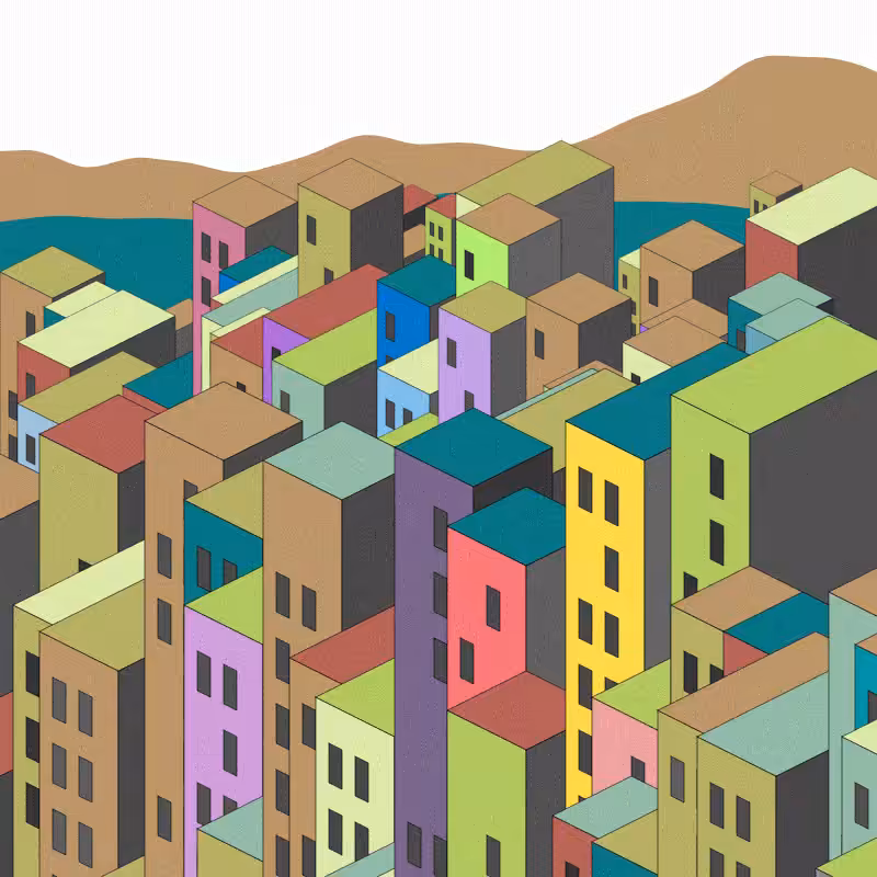 Coloured City #84