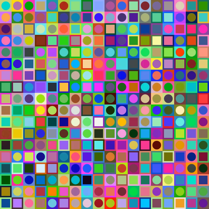 Square Dot Composition #165