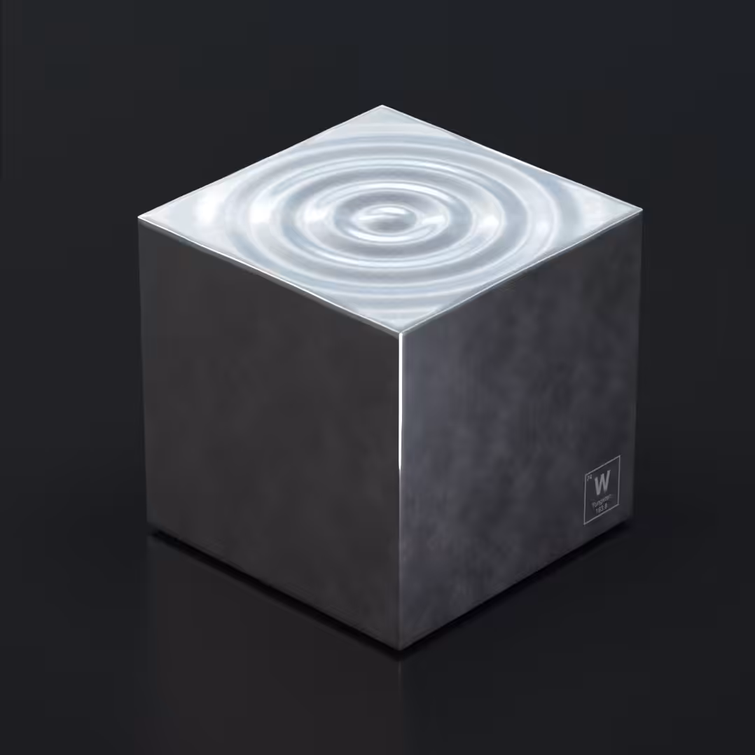WORLD'S LARGEST FAKE TUNGSTEN CUBE