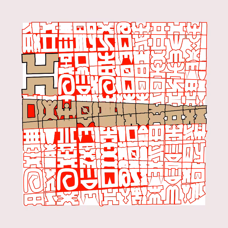"Alphabetic ancestral signs" - (Matrix v3) #62